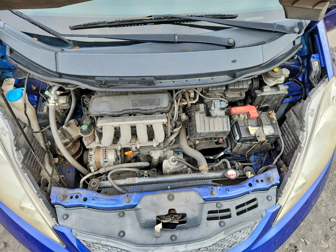 2009 Honda Fit Sport Blue vin: JHMGE87469S001046