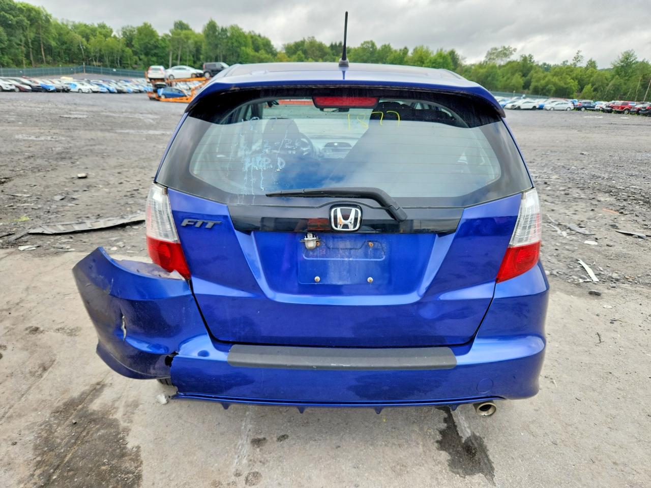 2009 Honda Fit Sport Blue vin: JHMGE87469S001046