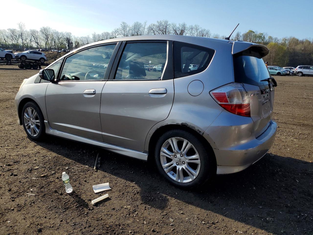 2009 Honda Fit Sport Silver vin: JHMGE87469S006246
