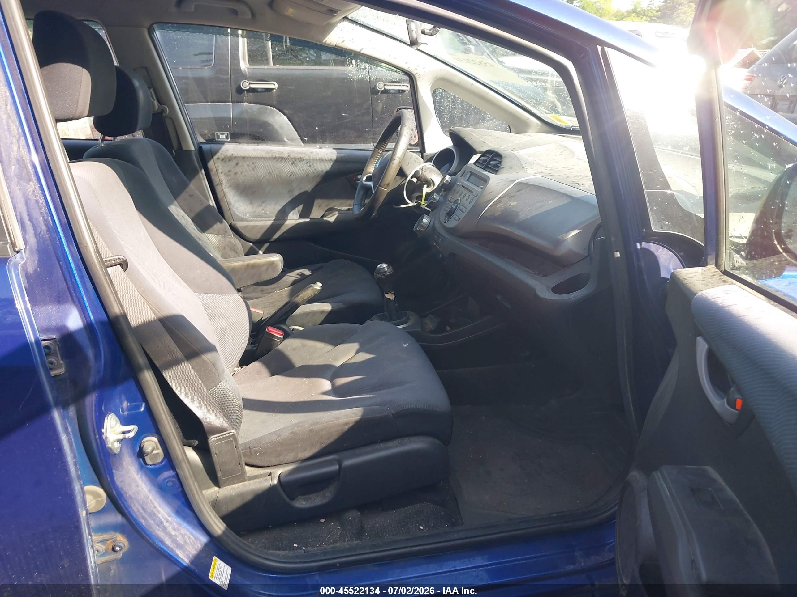 2009 Honda Fit Sport Синий vin: JHMGE87469S056192