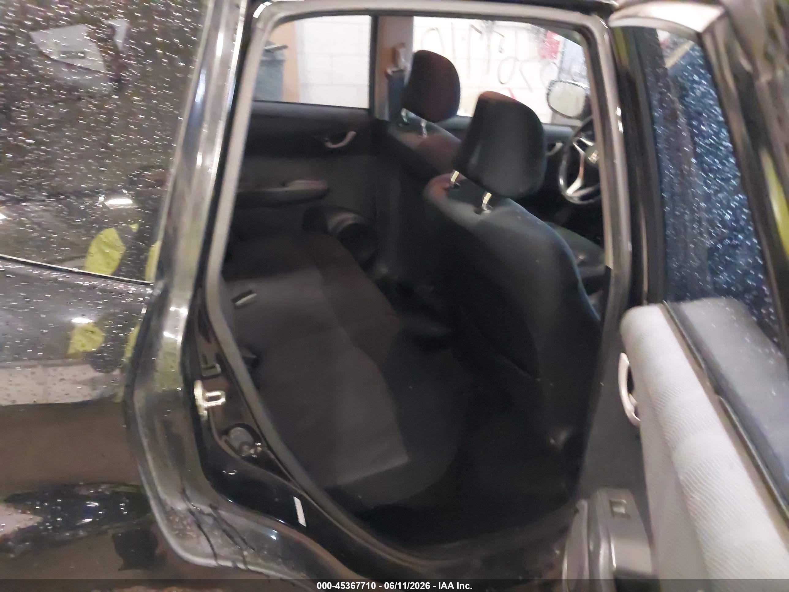 2009 Honda Fit Sport Черный vin: JHMGE87479S035139