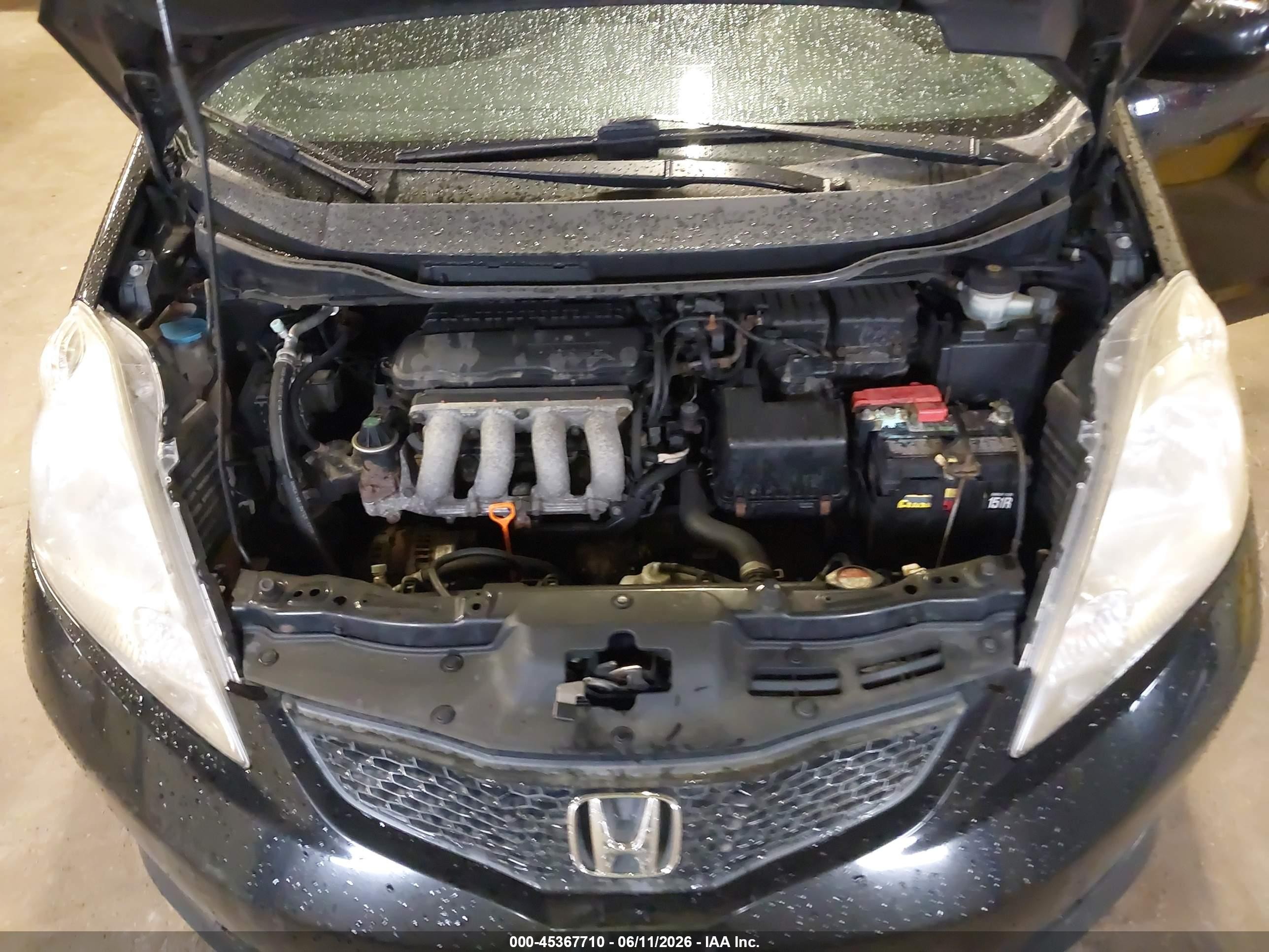 2009 Honda Fit Sport Черный vin: JHMGE87479S035139