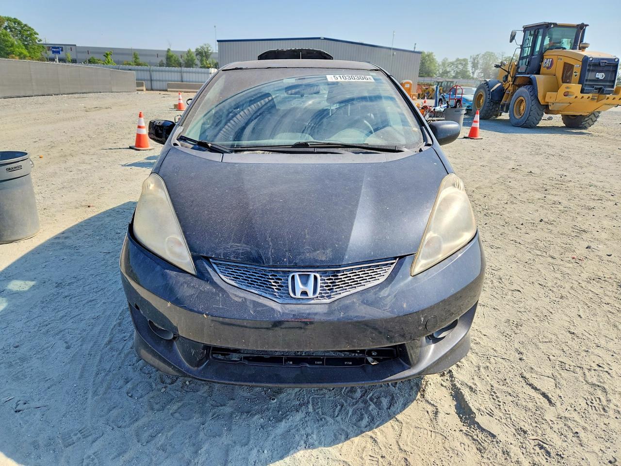 2009 Honda Fit Black vin: JHMGE874X9S025642