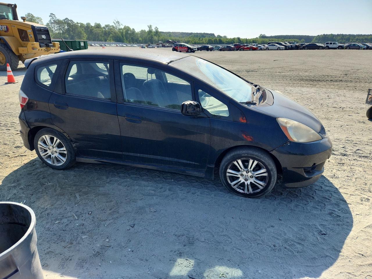 2009 Honda Fit Black vin: JHMGE874X9S025642