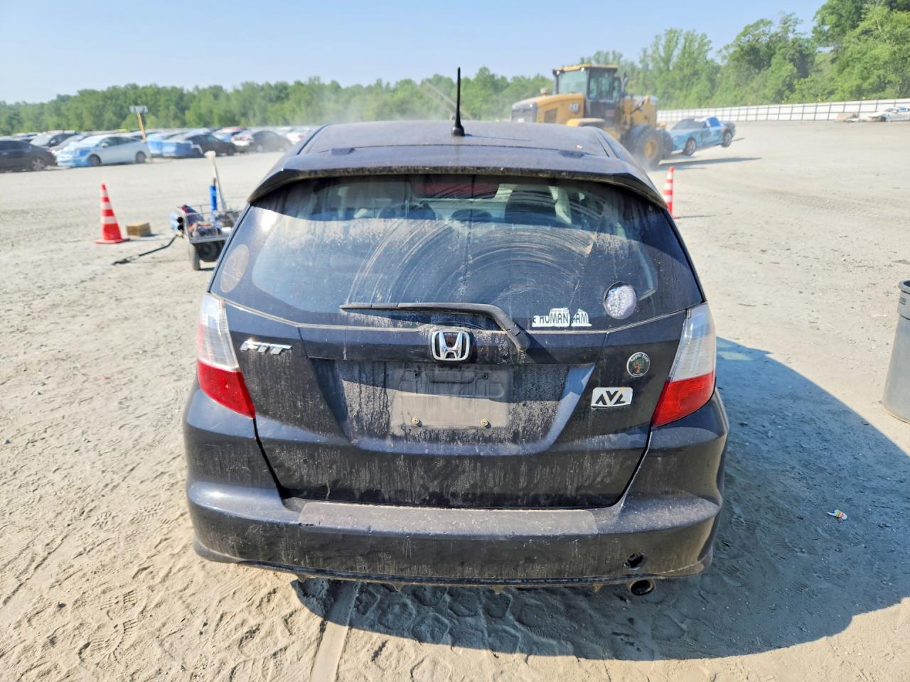 2009 Honda Fit Black vin: JHMGE874X9S025642