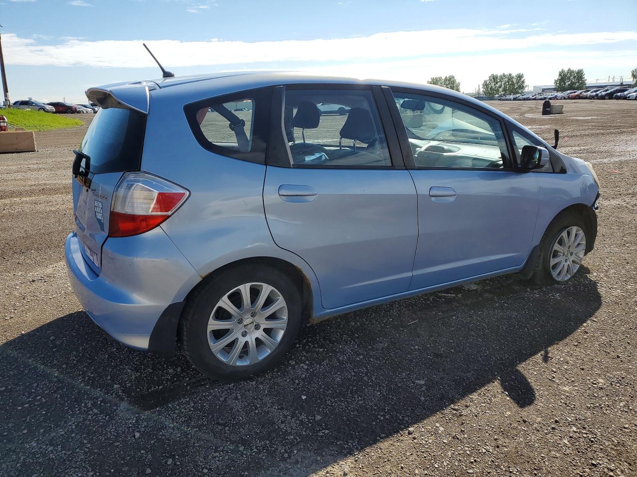 2009 Honda Fit Lx Blue vin: JHMGE87509S805495