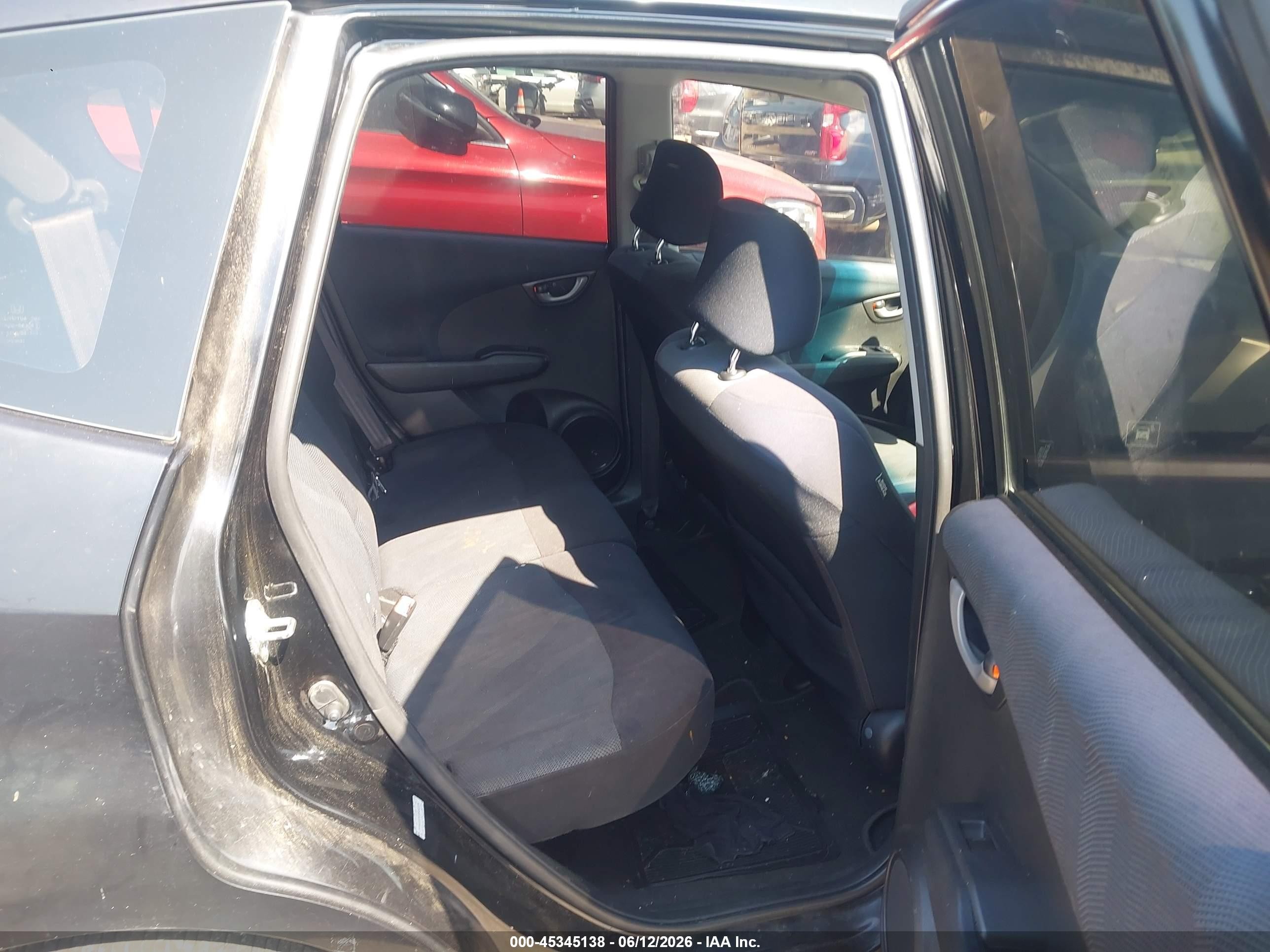 2009 Honda Fit Sport Black vin: JHMGE87619S063374