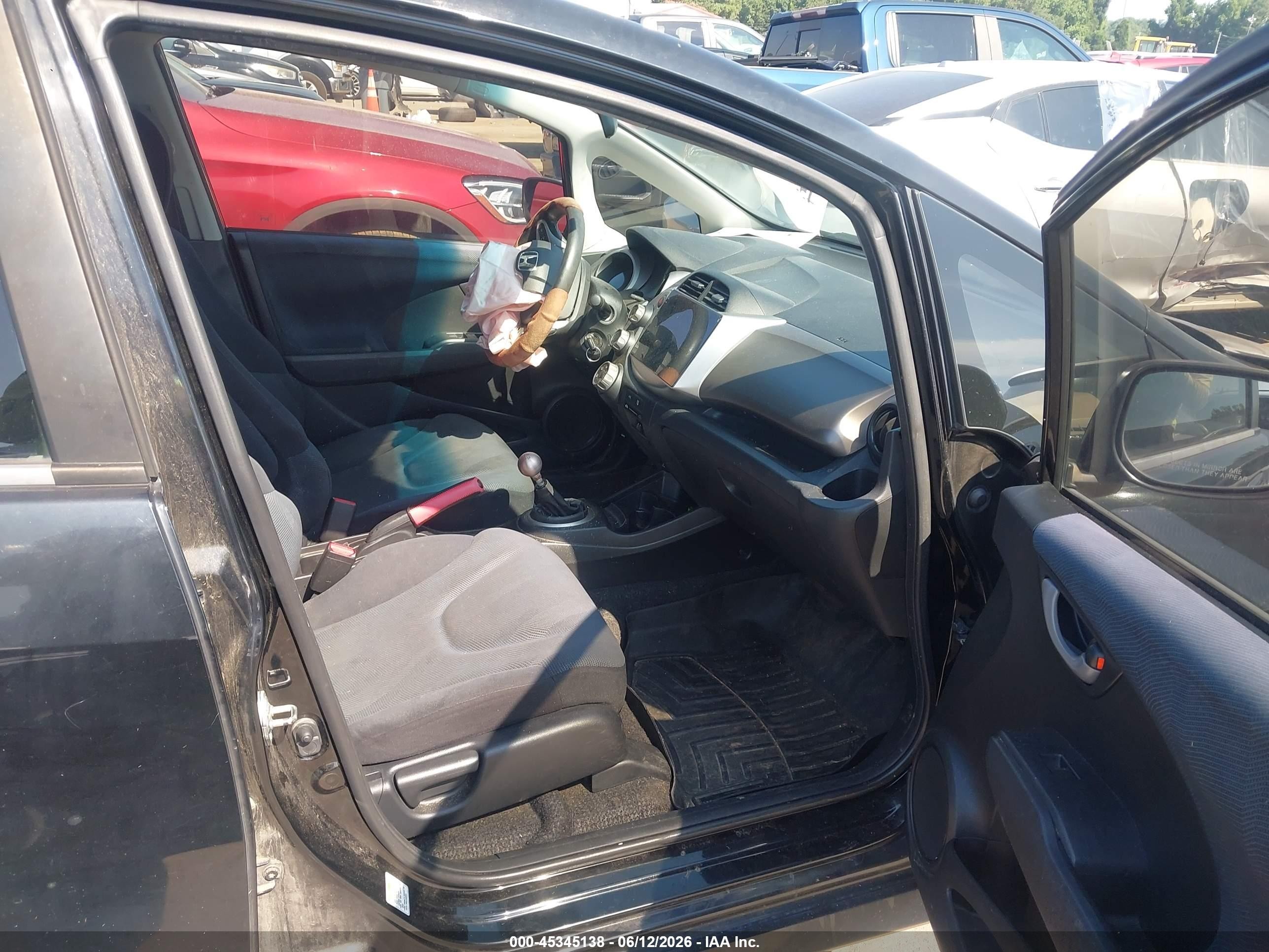 2009 Honda Fit Sport Black vin: JHMGE87619S063374