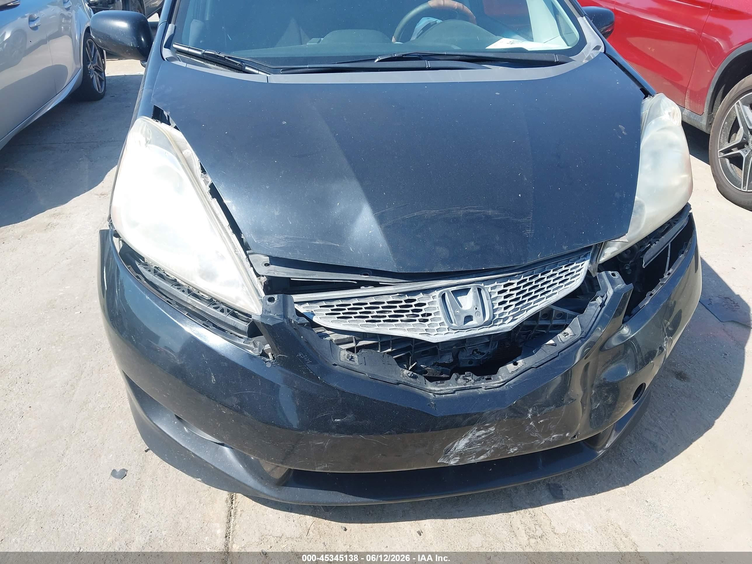 2009 Honda Fit Sport Black vin: JHMGE87619S063374