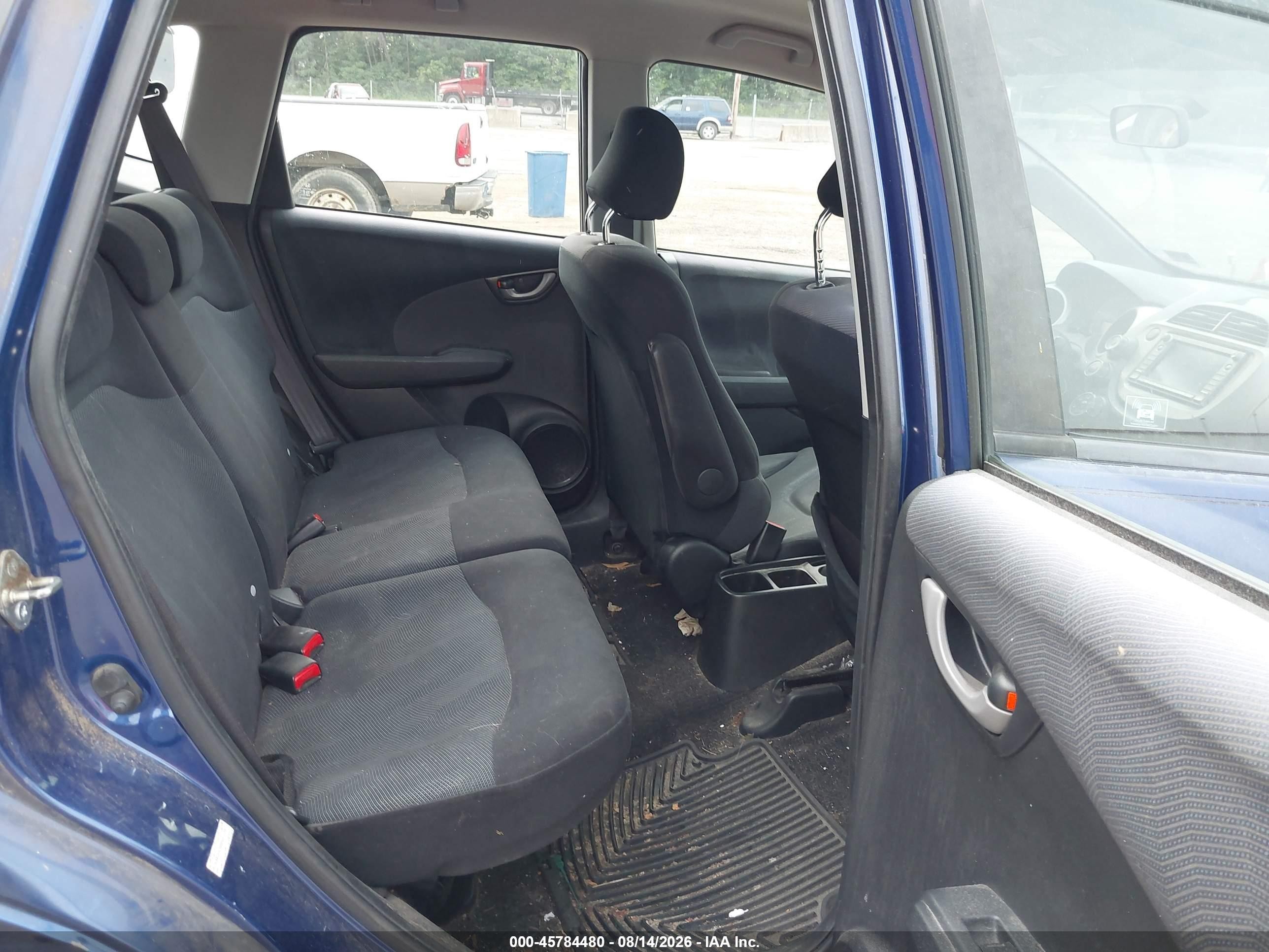 2009 Honda Fit Sport Blue vin: JHMGE87689S051173