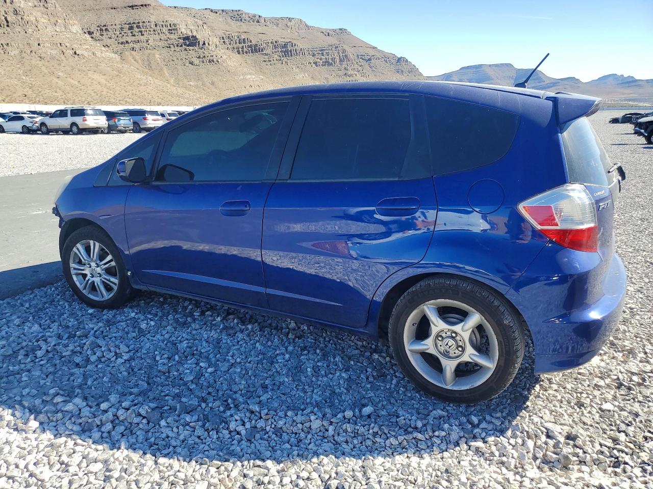 2009 Honda Fit Sport Blue vin: JHMGE876X9S007529
