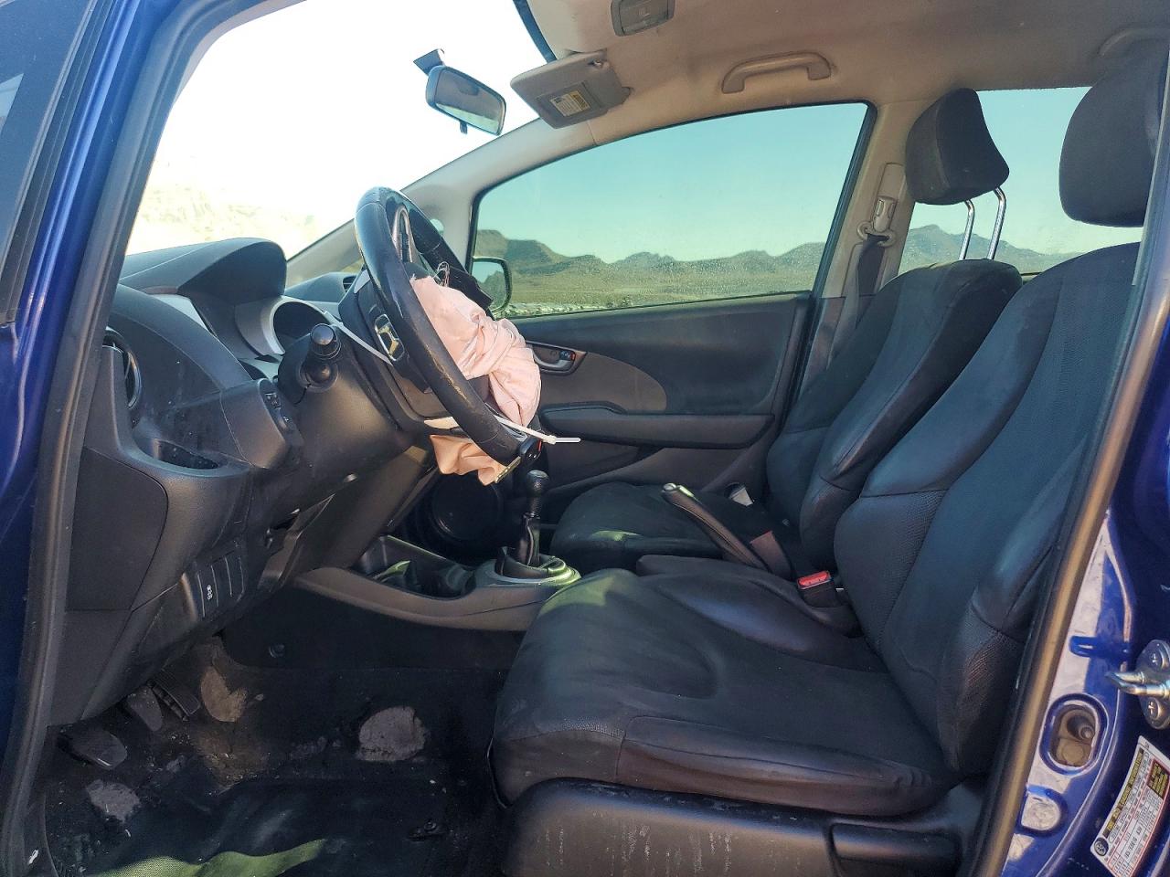 2009 Honda Fit Sport Blue vin: JHMGE876X9S007529