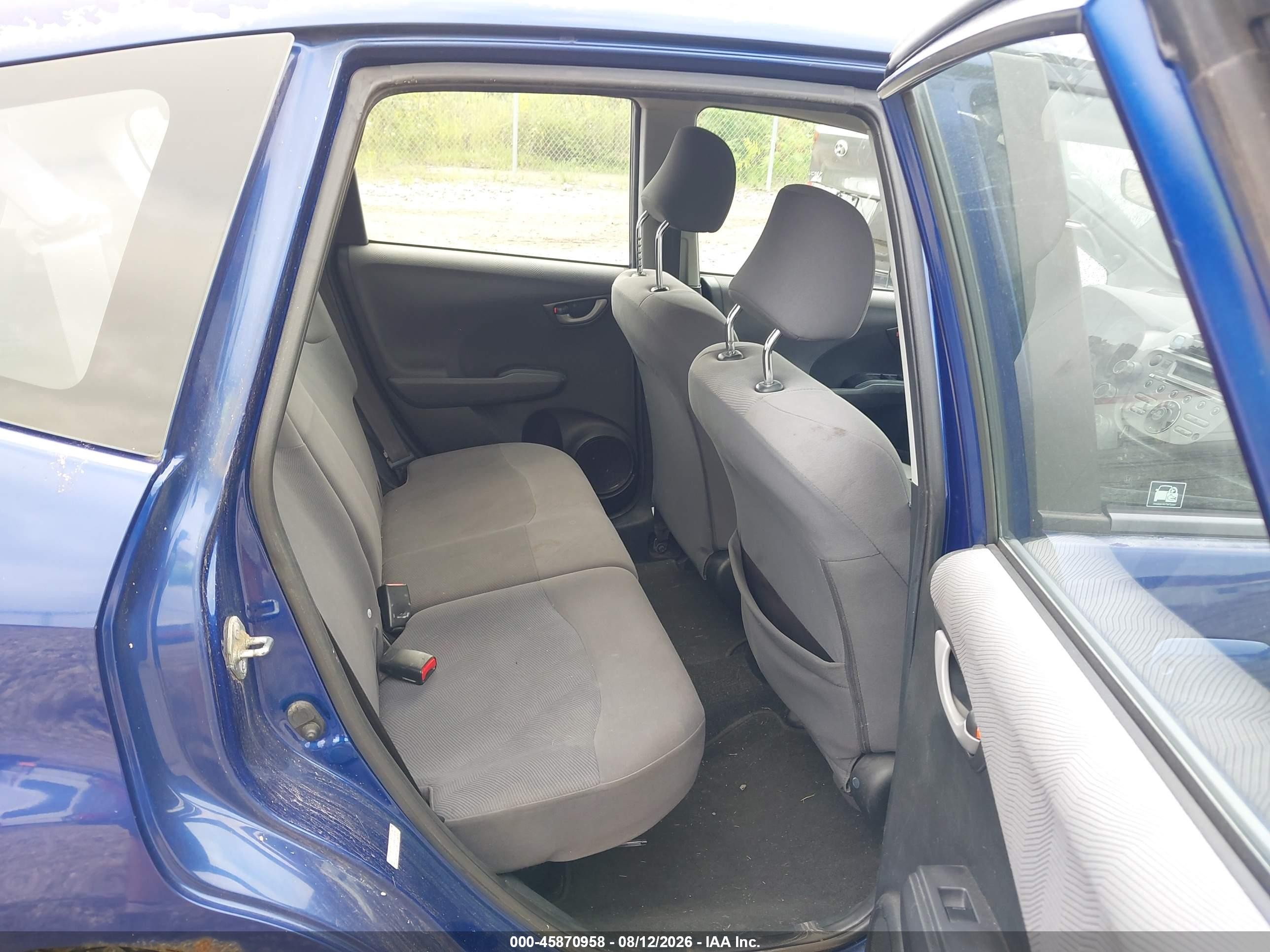 2009 Honda Fit Blue vin: JHMGE88209S013416
