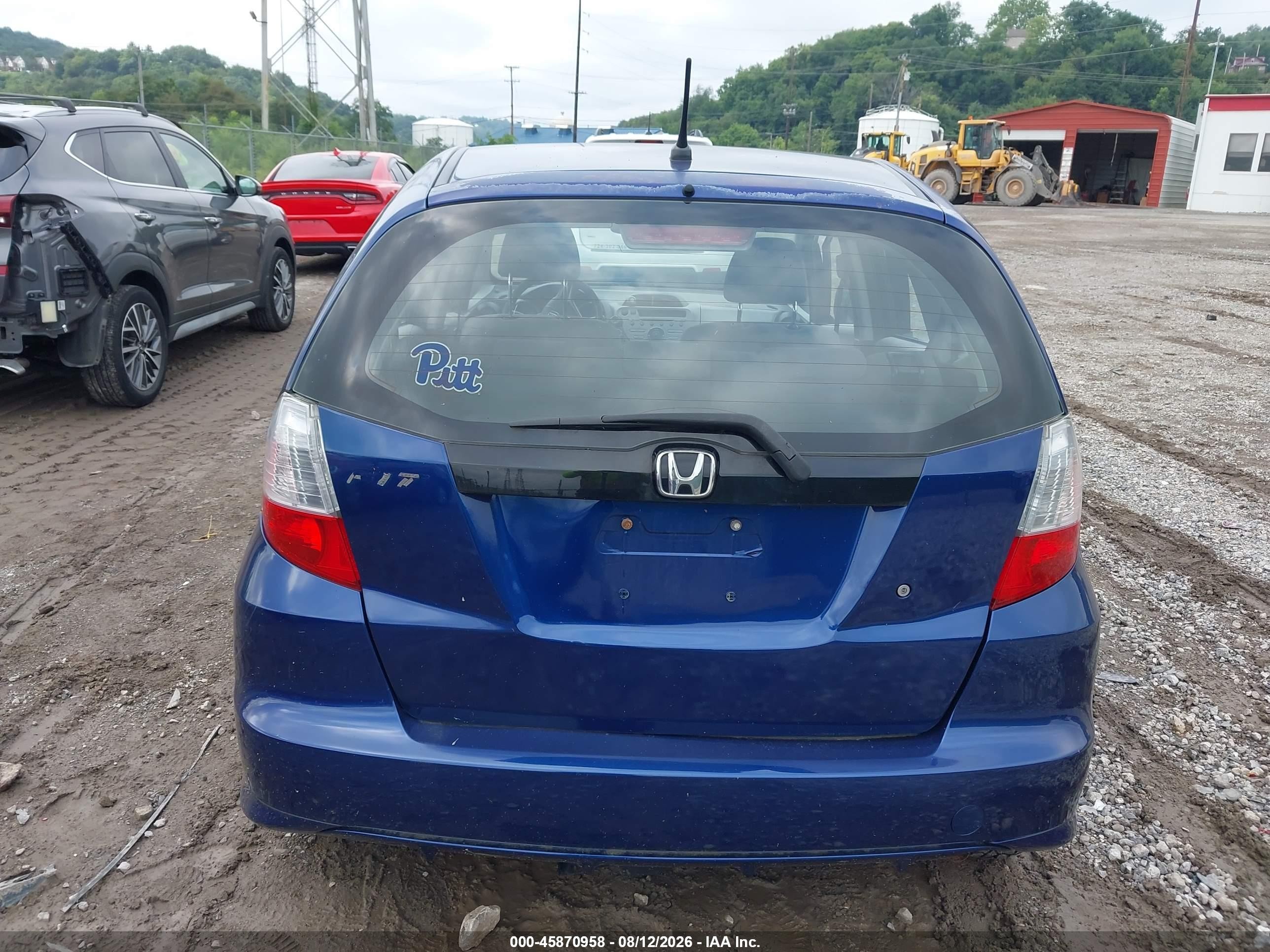 2009 Honda Fit Blue vin: JHMGE88209S013416