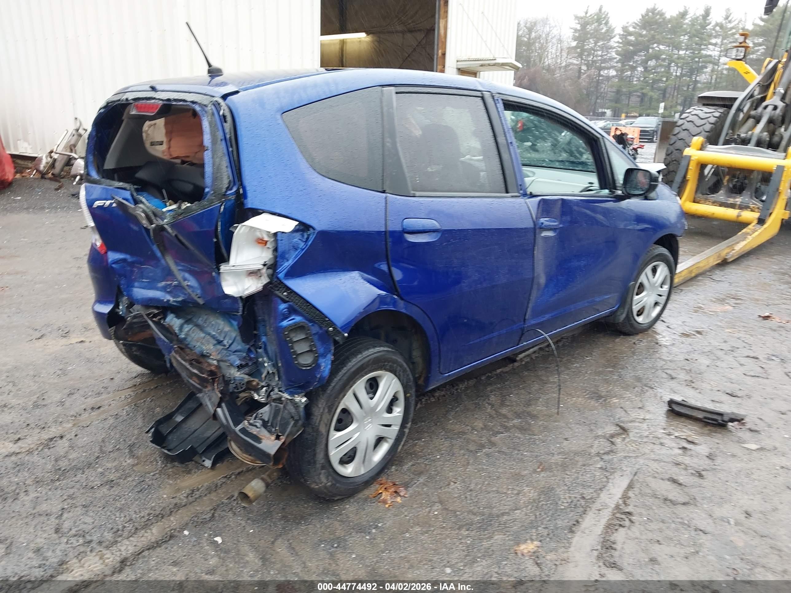 2009 Honda Fit   Blue vin: JHMGE88219S003123
