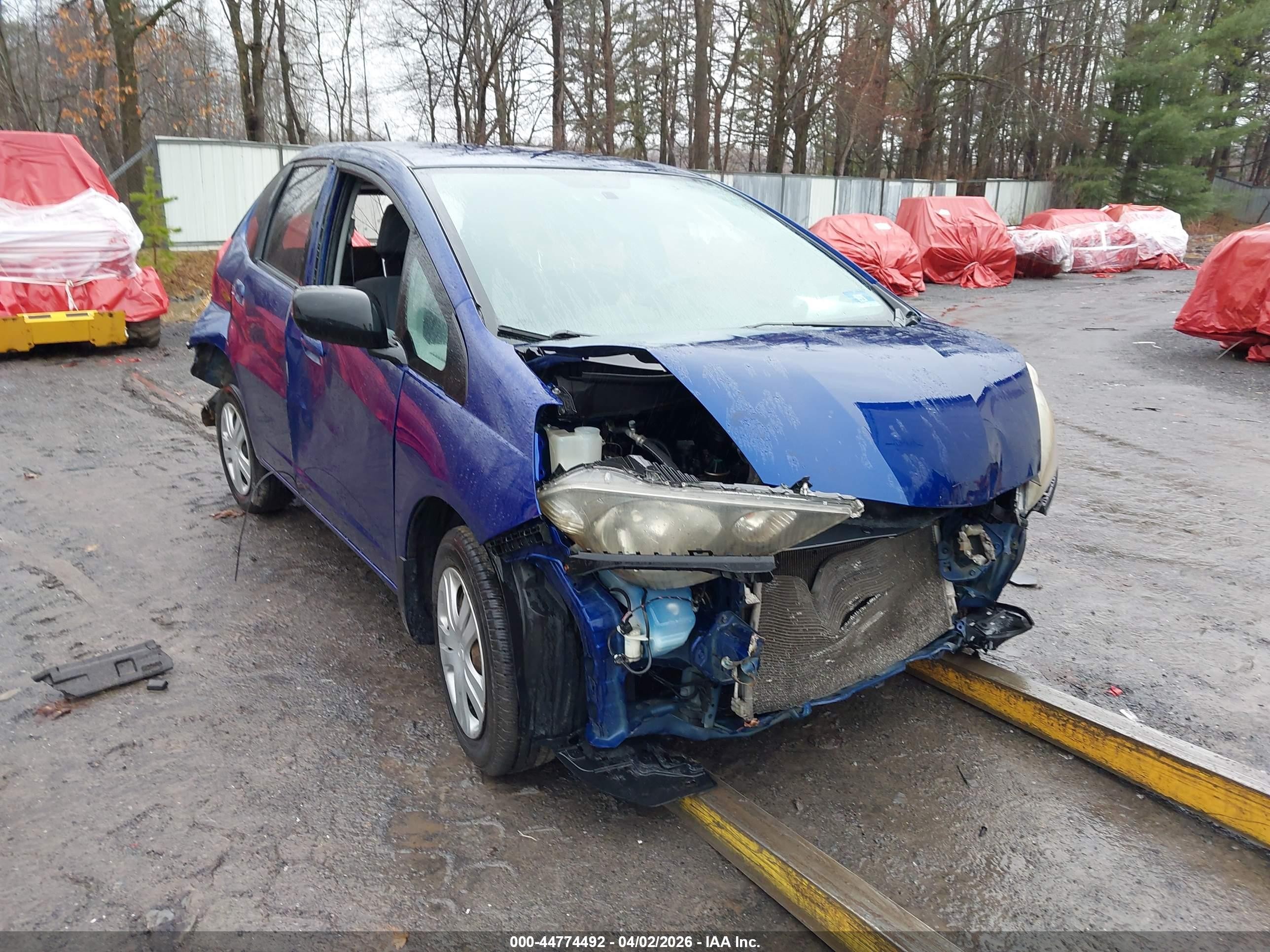 2009 Honda Fit   Blue vin: JHMGE88219S003123
