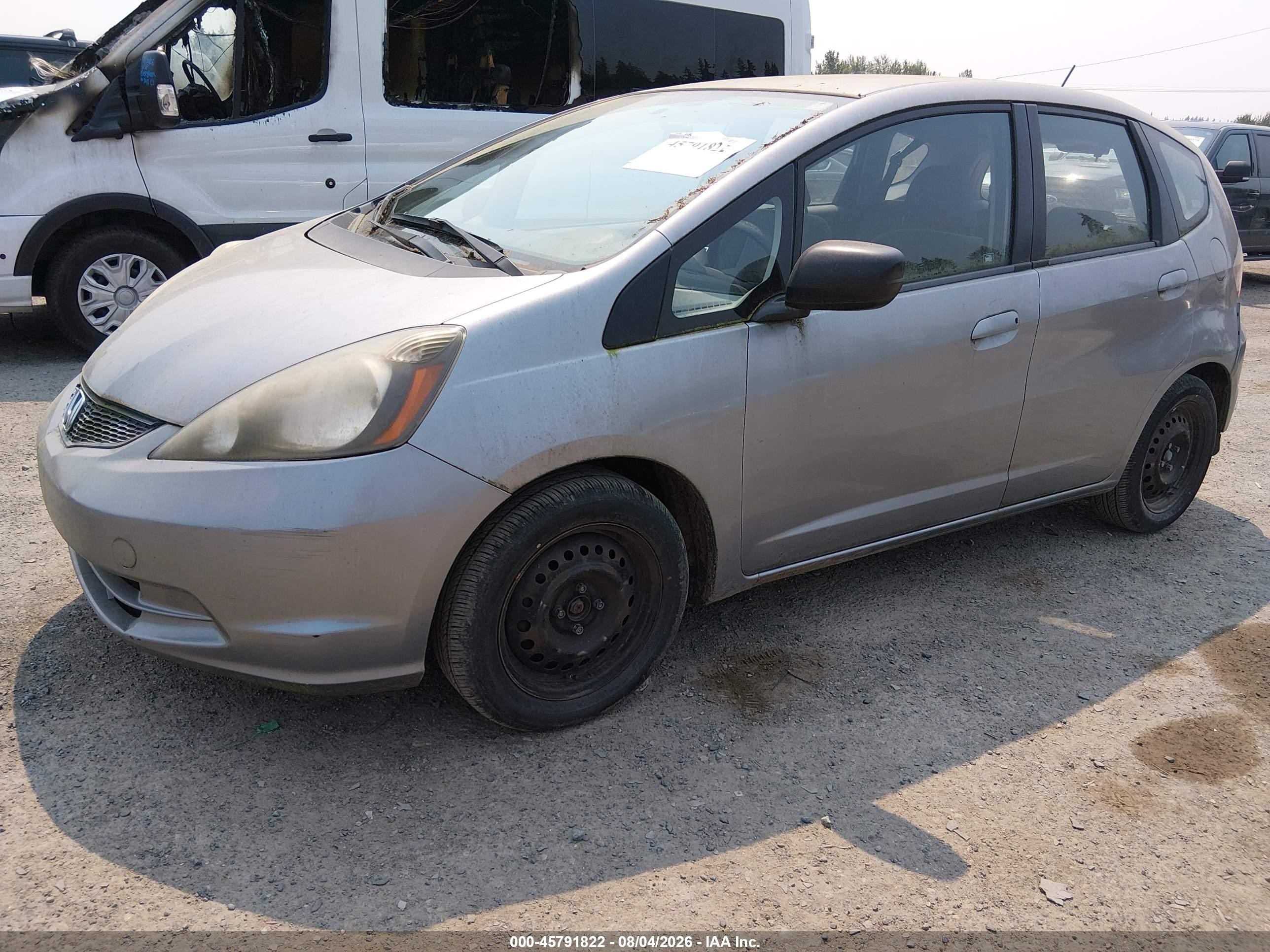 2009 Honda Fit   Gray vin: JHMGE88219S018978