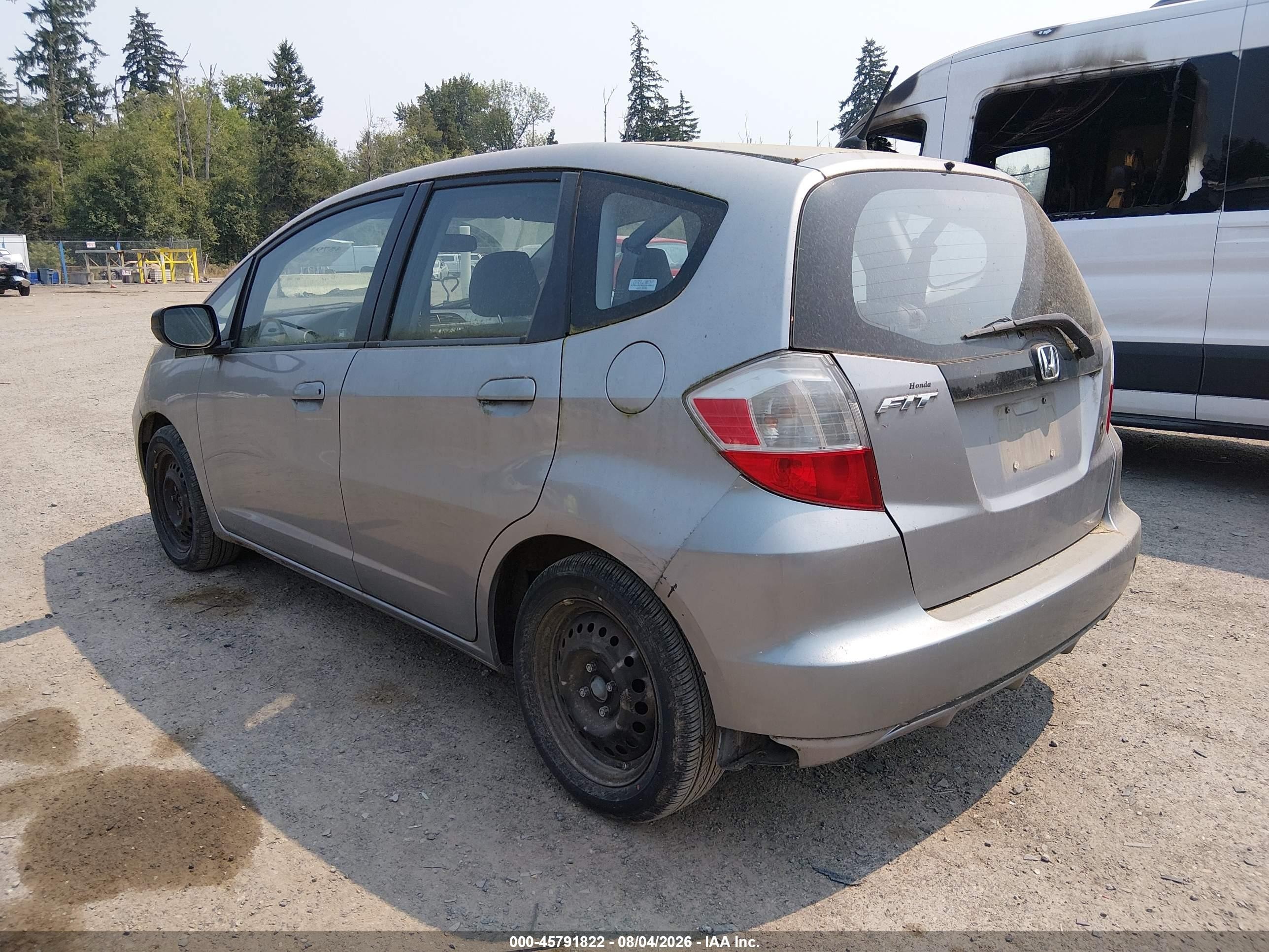 2009 Honda Fit   Gray vin: JHMGE88219S018978