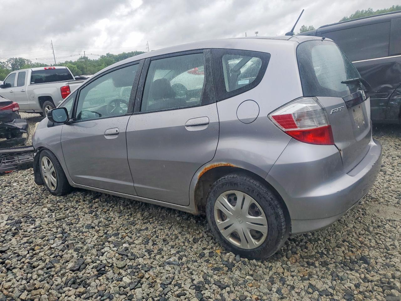2009 Honda Fit Gray vin: JHMGE88229S048359