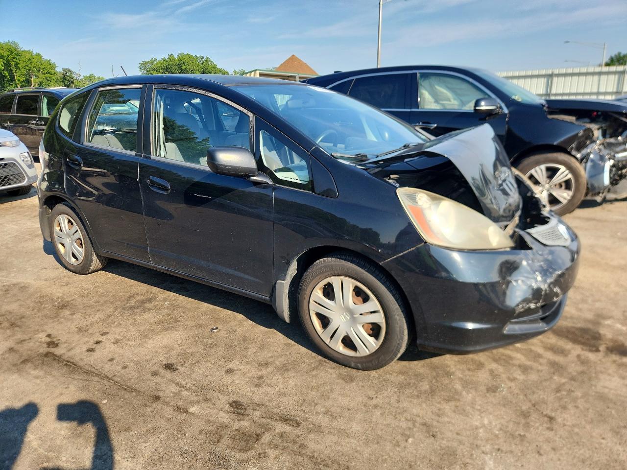 2009 Honda Fit Black vin: JHMGE88239C002016