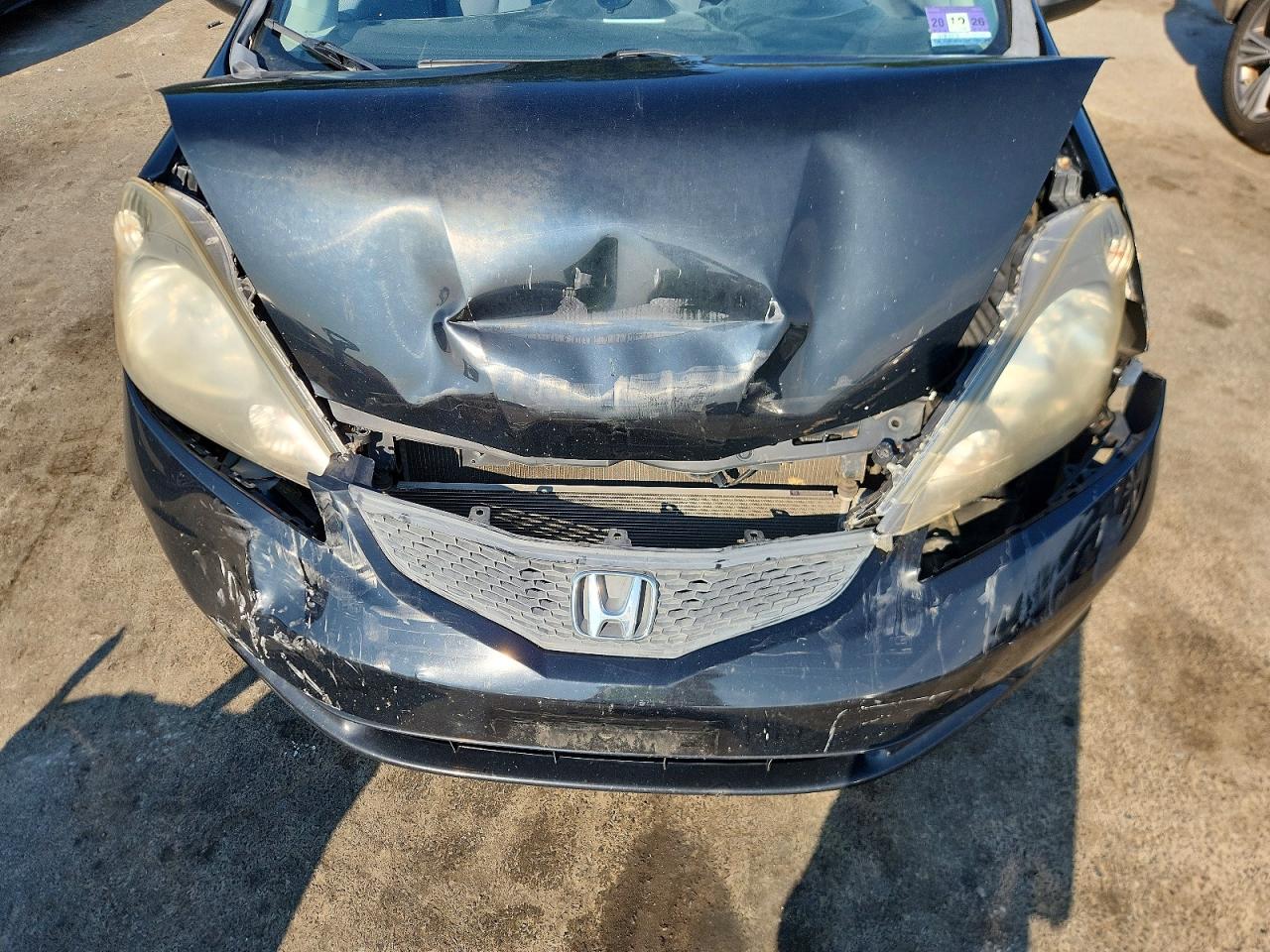 2009 Honda Fit Black vin: JHMGE88239C002016