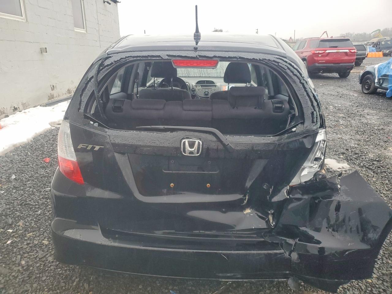 2009 Honda Fit Black vin: JHMGE88239S003530