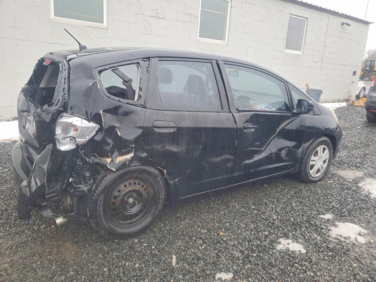 2009 Honda Fit Black vin: JHMGE88239S003530