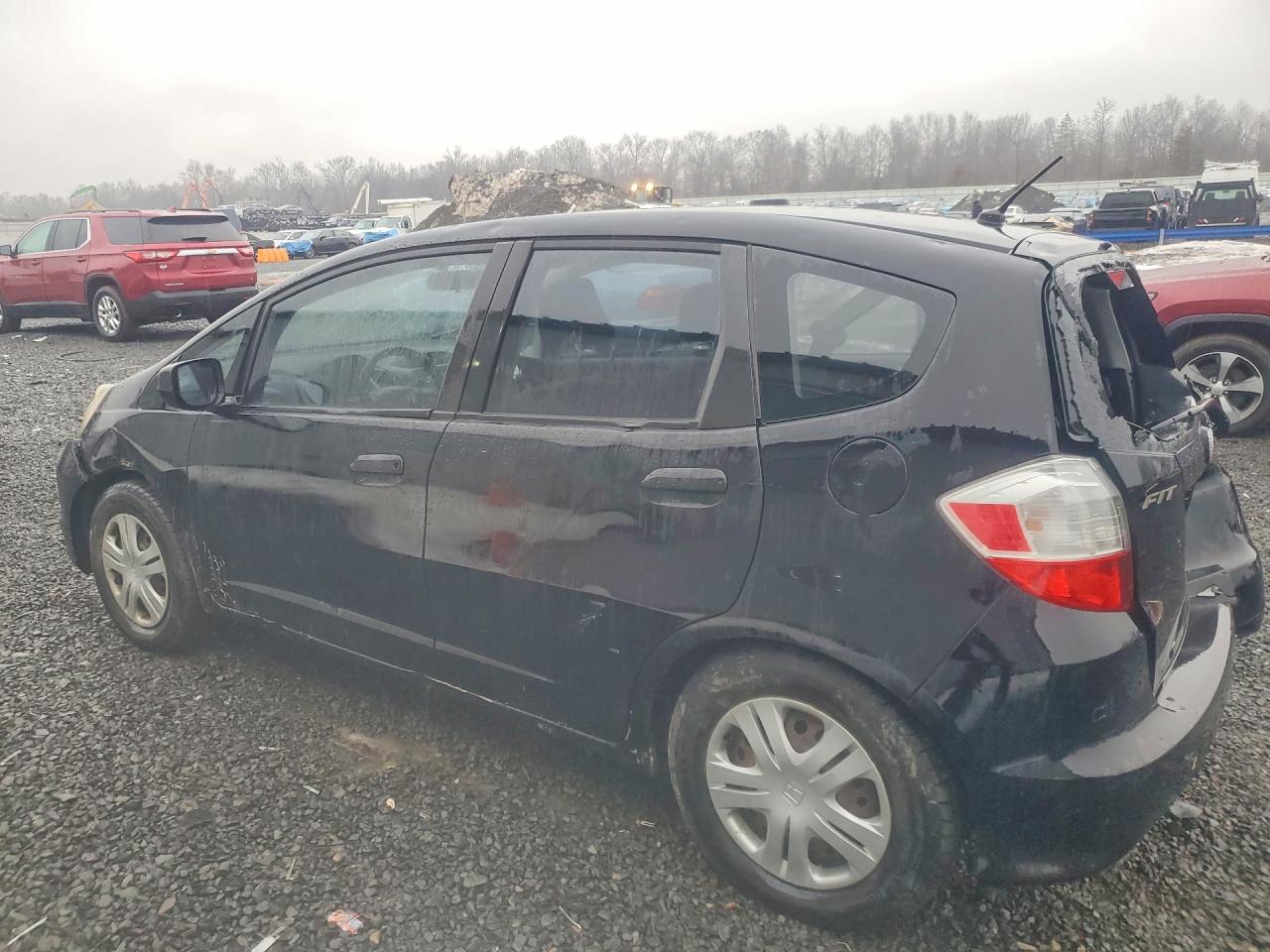 2009 Honda Fit Black vin: JHMGE88239S003530