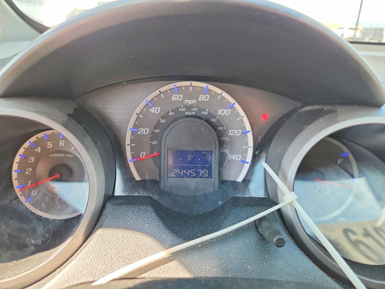 2009 Honda Fit Gray vin: JHMGE88239S070080