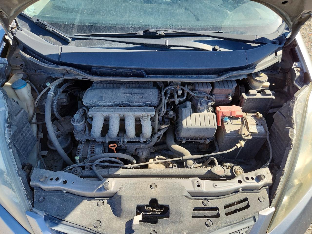 2009 Honda Fit Gray vin: JHMGE88239S070080