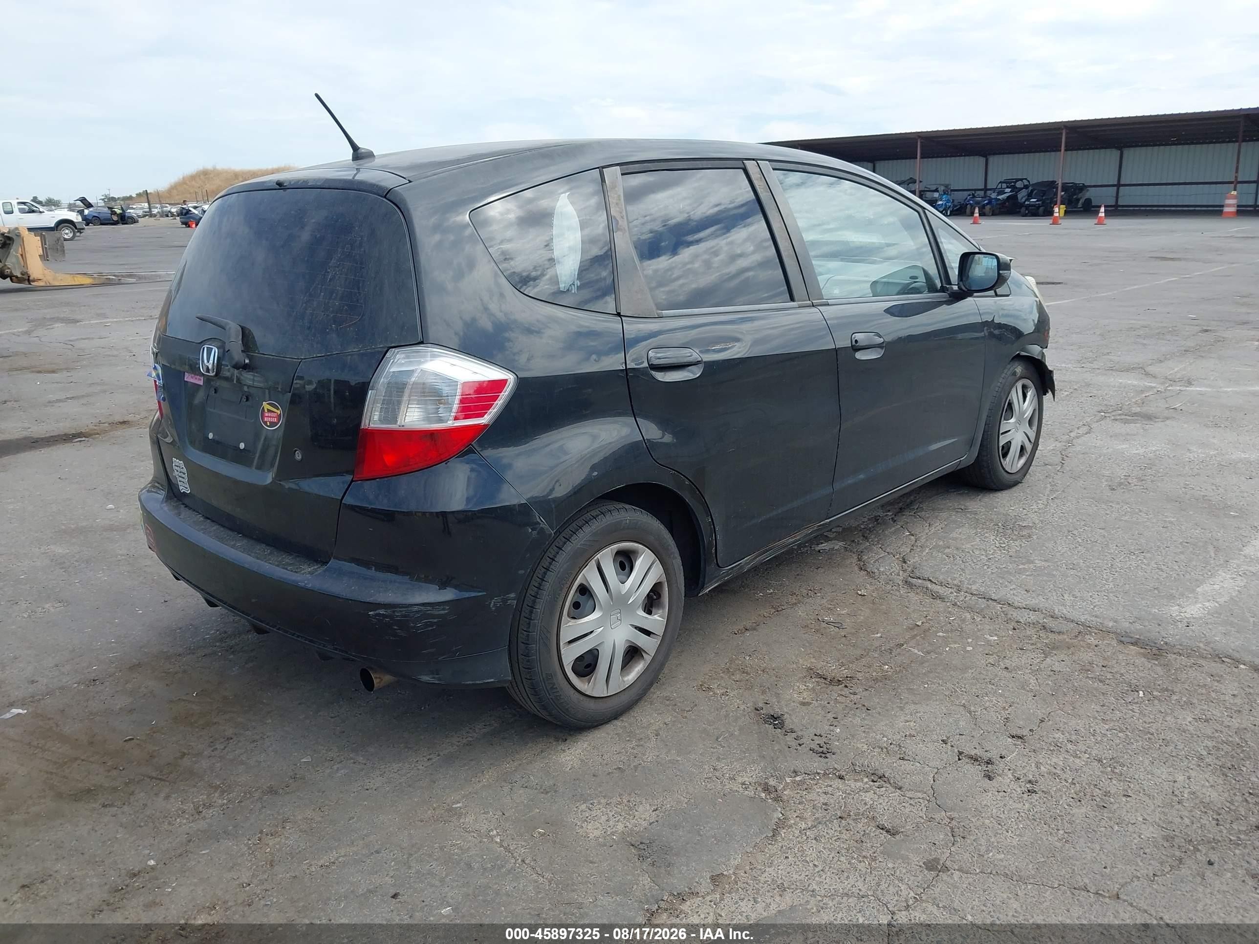 2009 Honda Fit   Black vin: JHMGE88249S058035