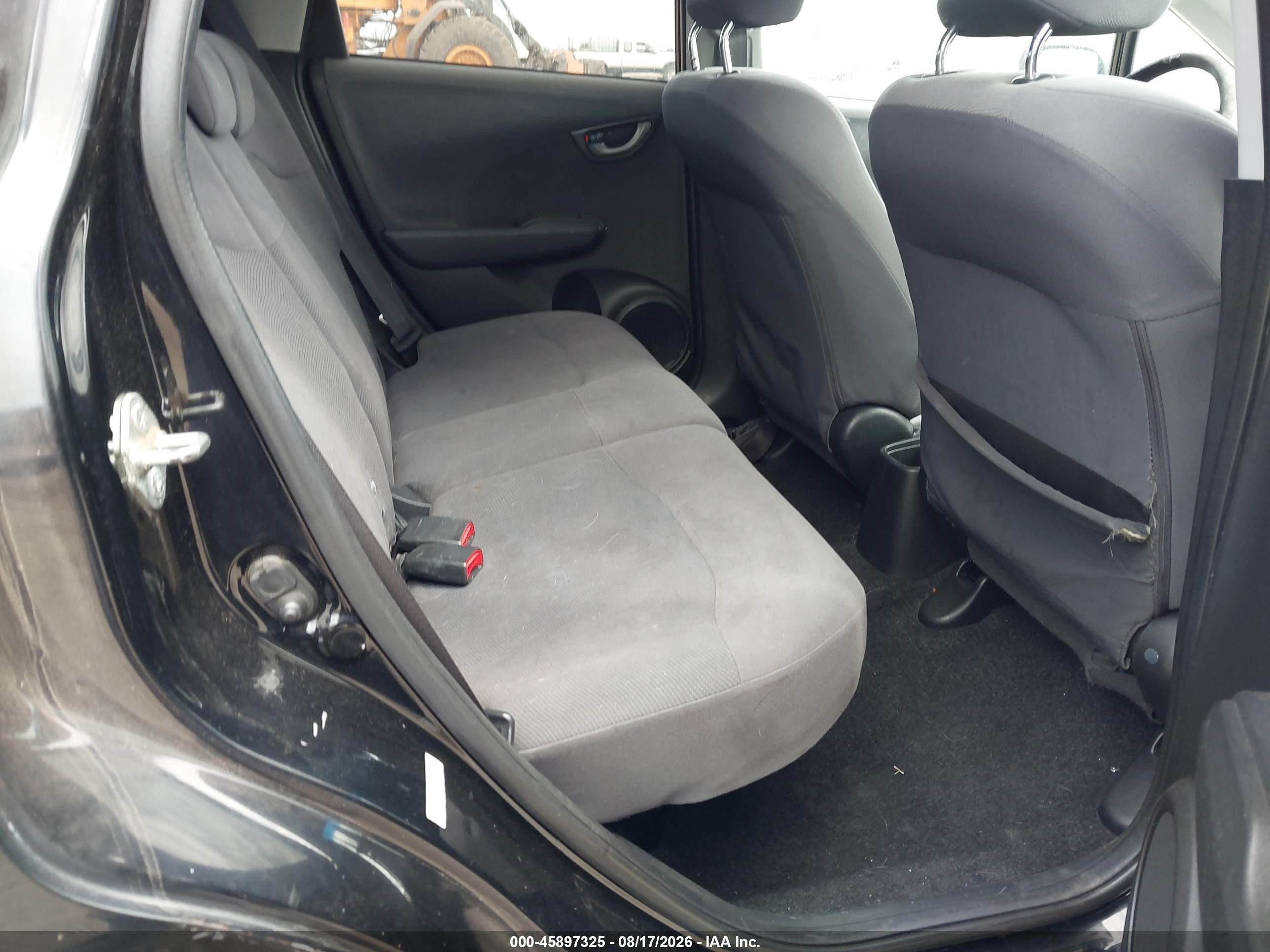 2009 Honda Fit   Black vin: JHMGE88249S058035