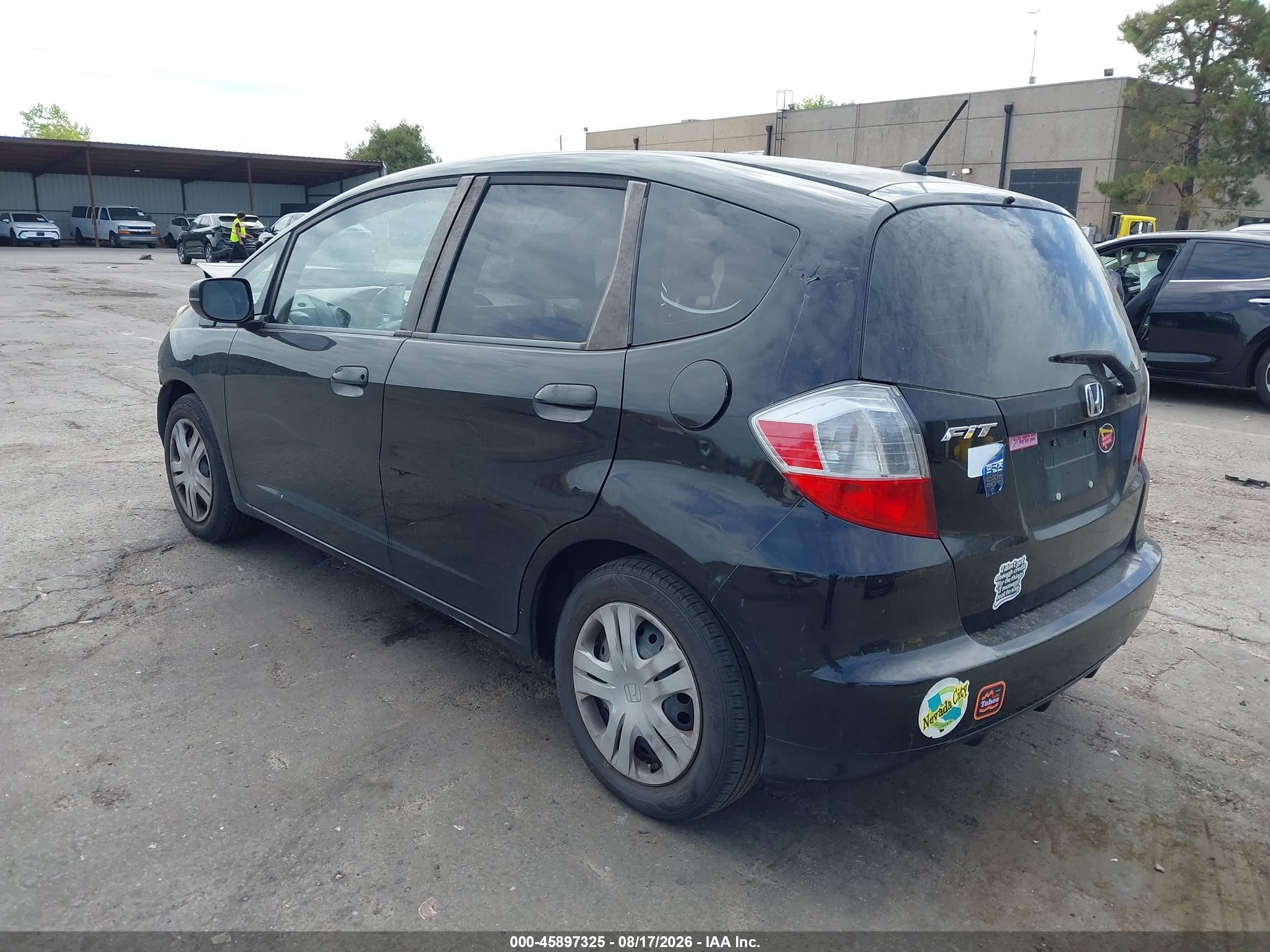2009 Honda Fit   Black vin: JHMGE88249S058035