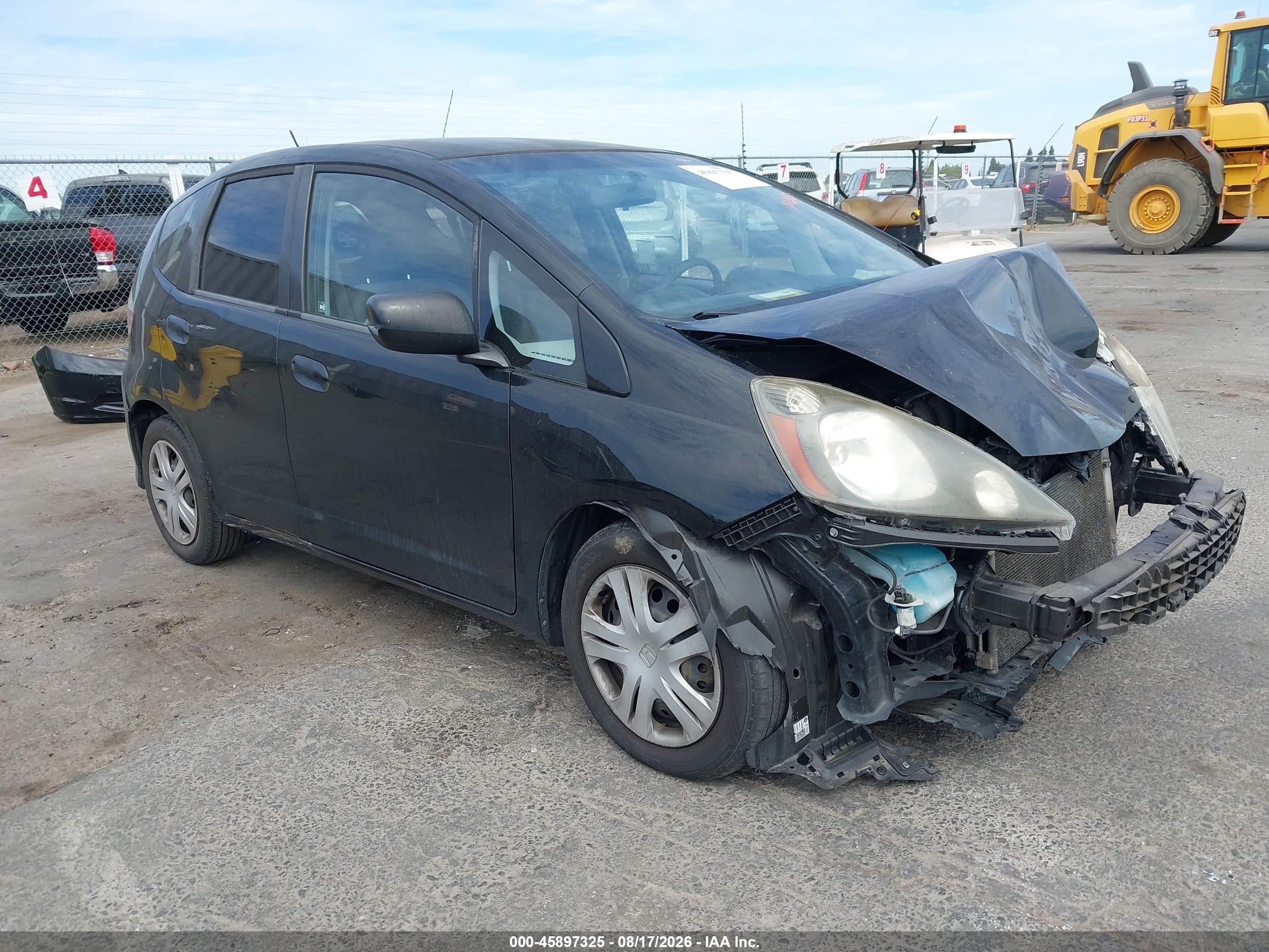 2009 Honda Fit   Black vin: JHMGE88249S058035