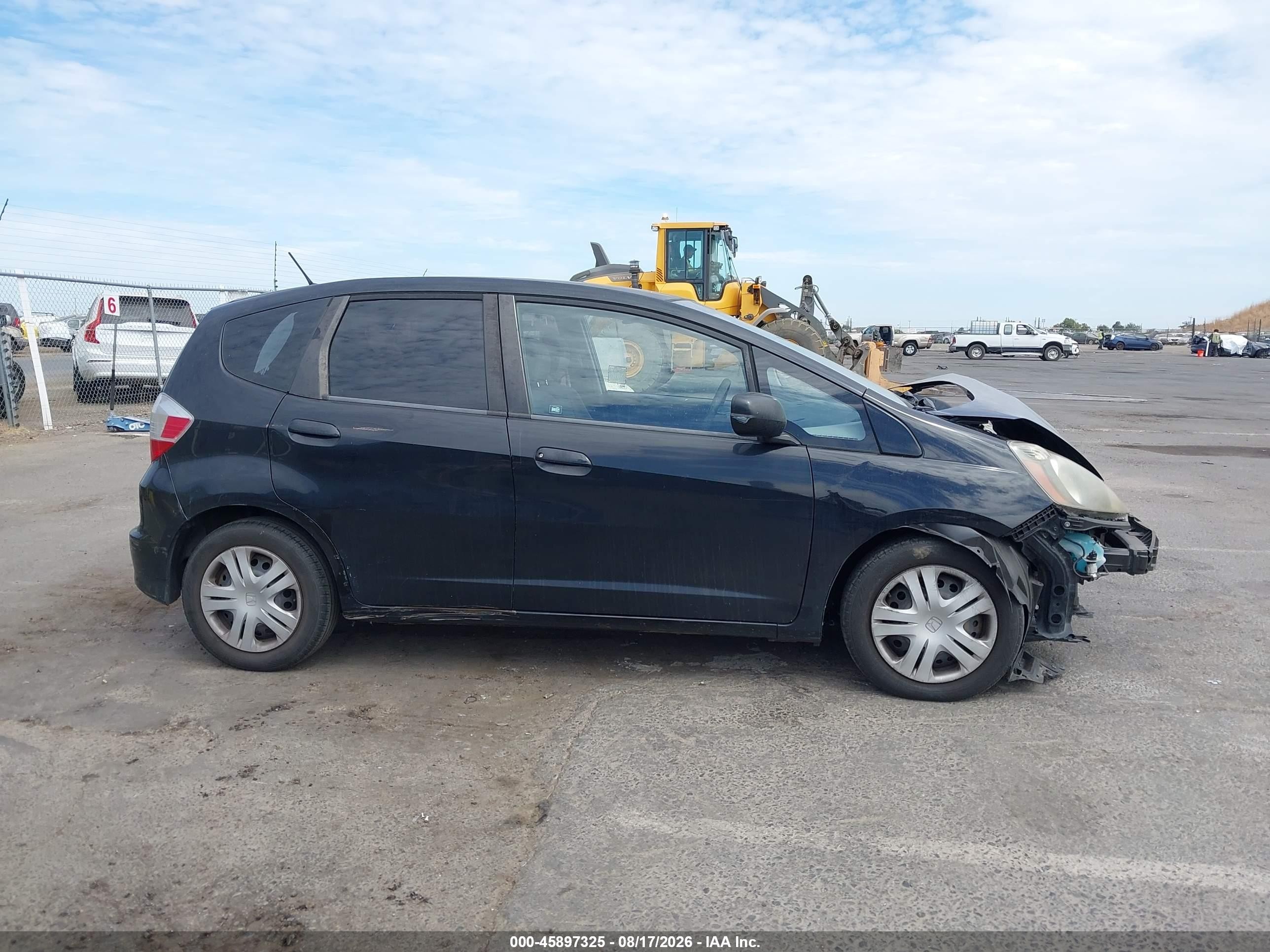 2009 Honda Fit   Black vin: JHMGE88249S058035