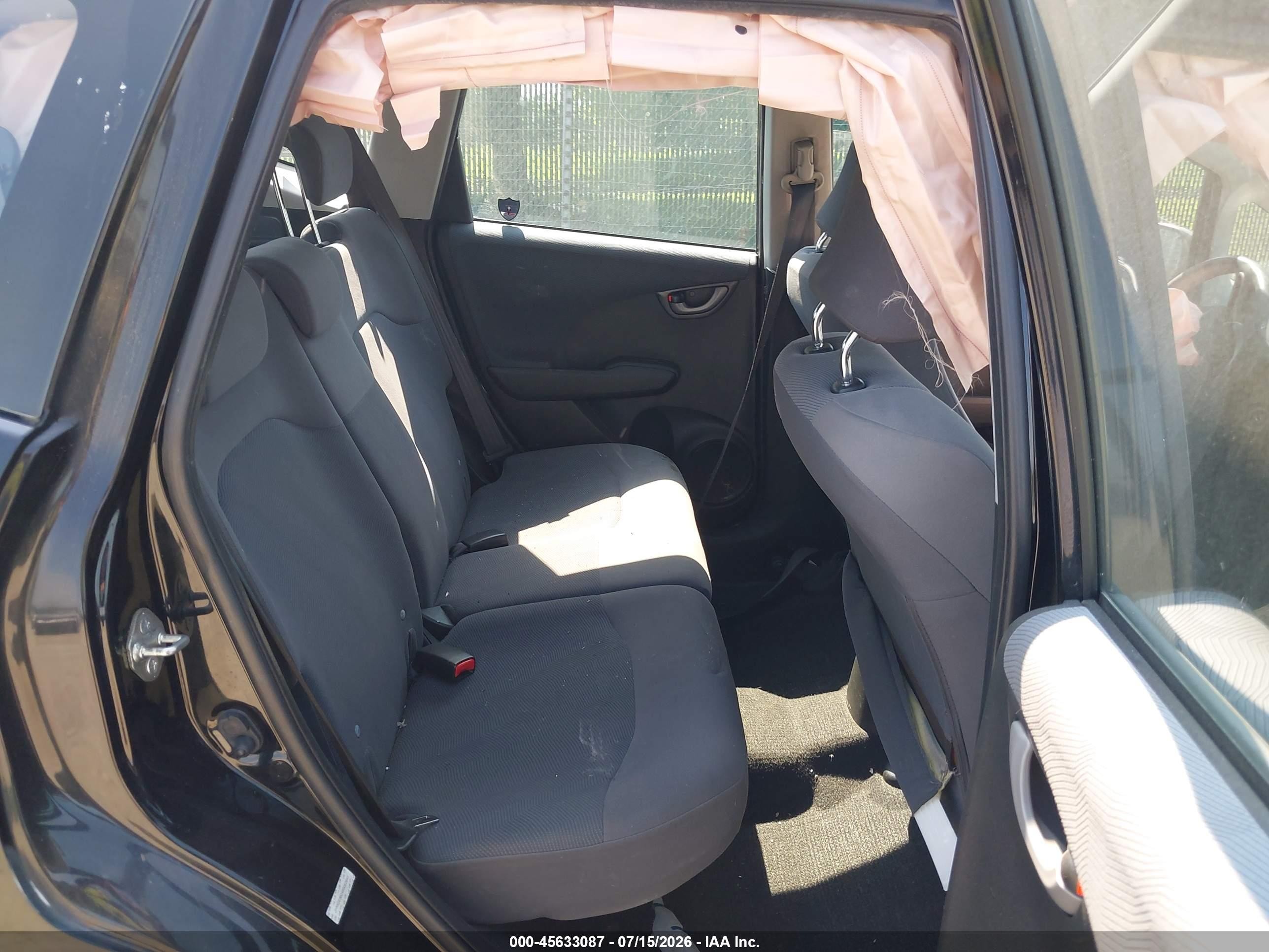 2009 Honda Fit Black vin: JHMGE88249S063641