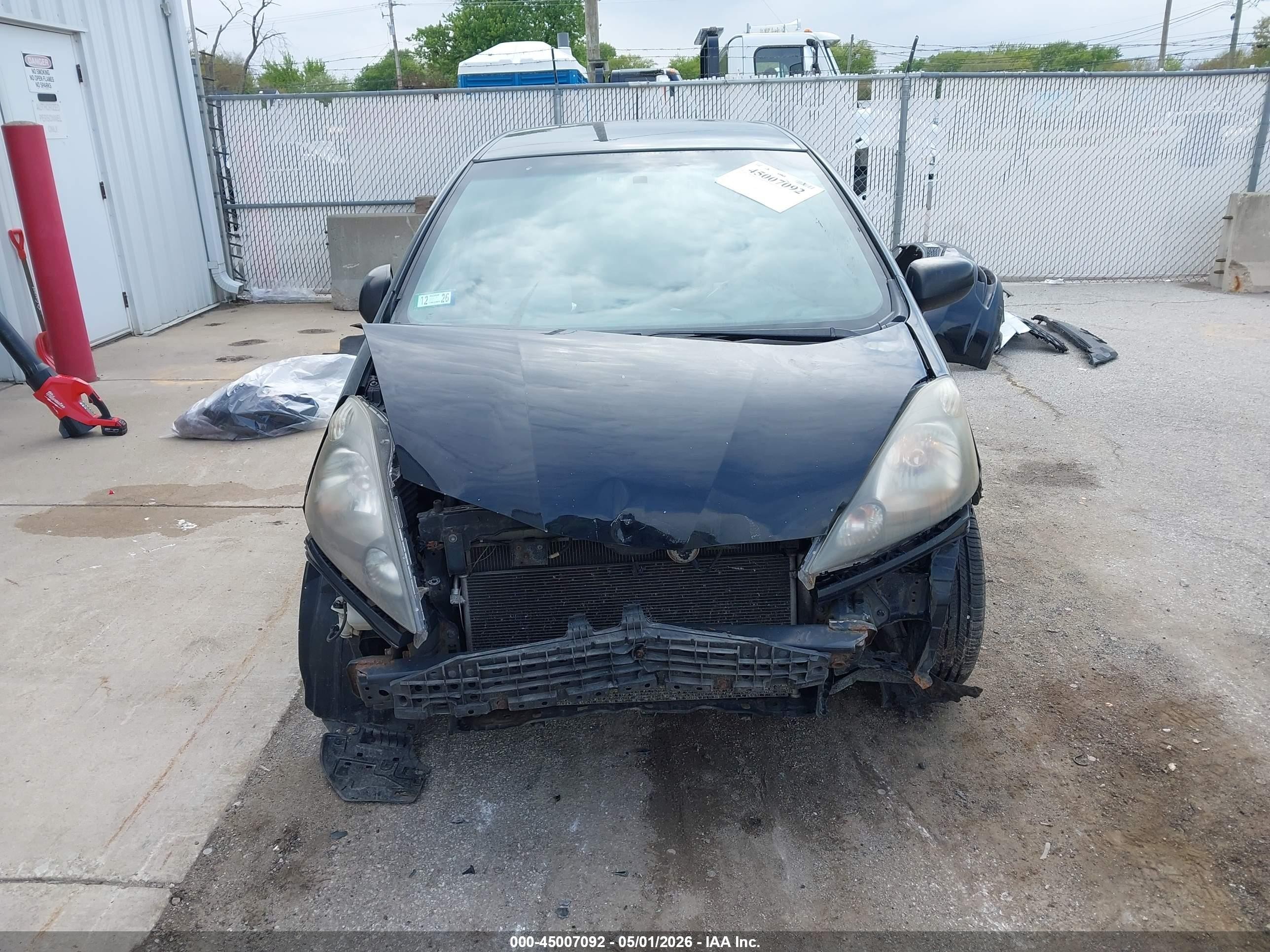2009 Honda Fit   Black vin: JHMGE88269S002341