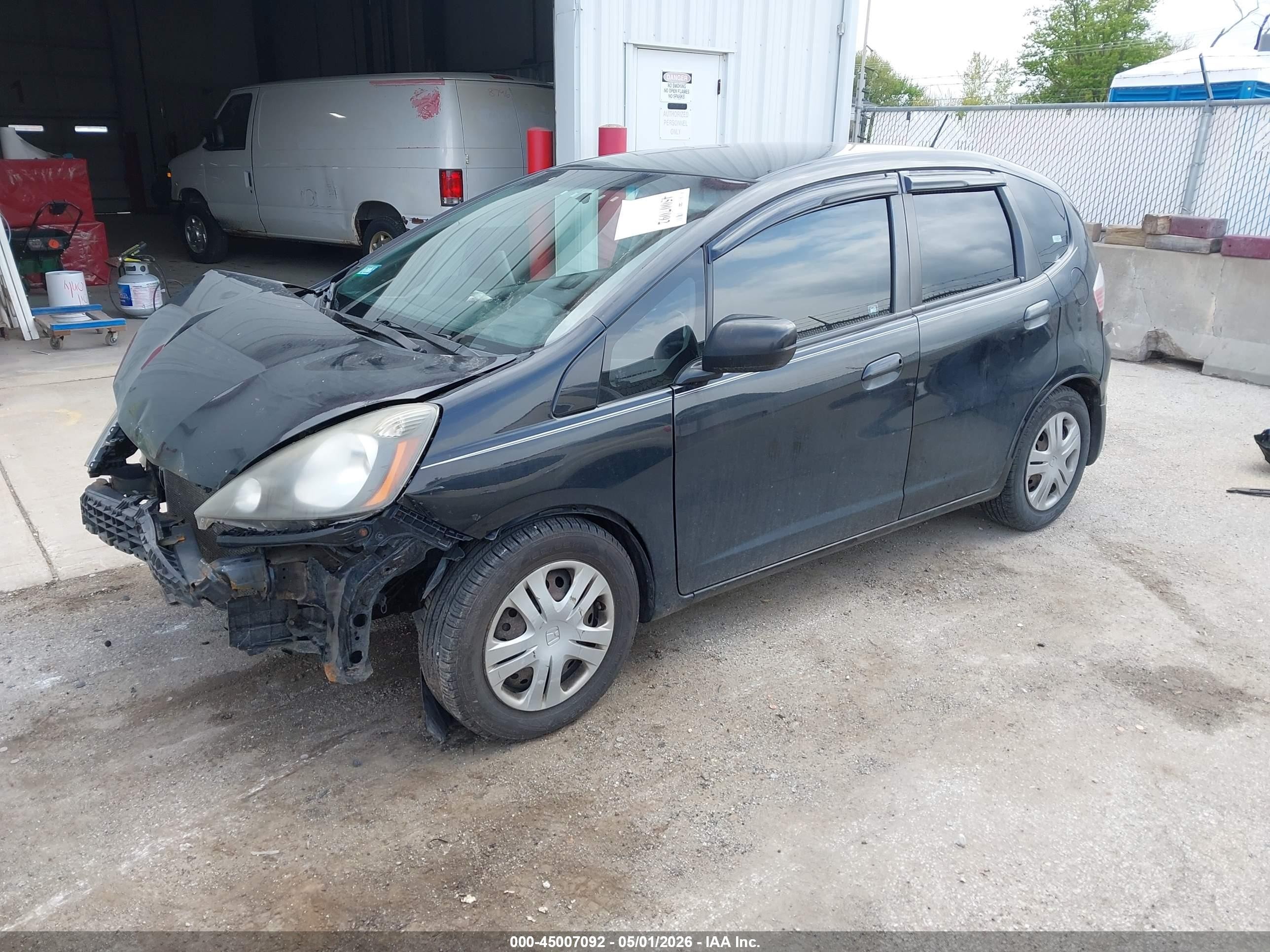 2009 Honda Fit   Black vin: JHMGE88269S002341