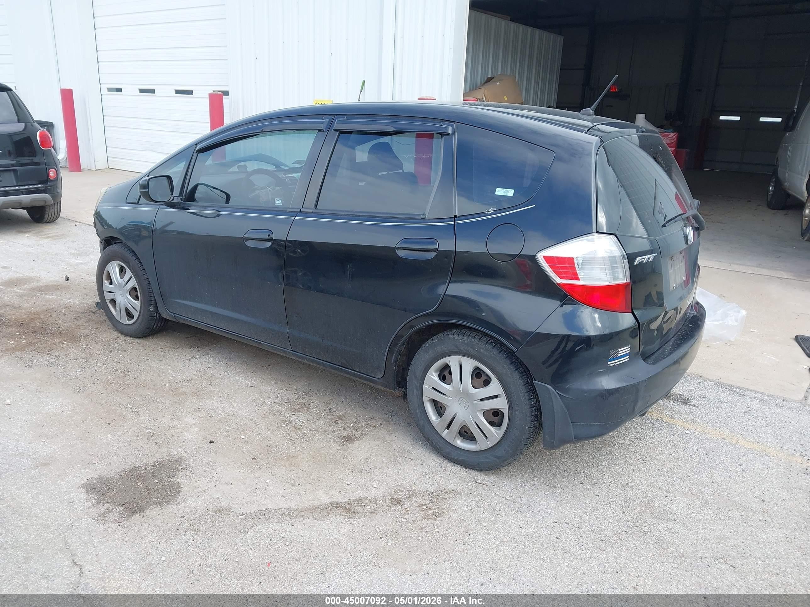 2009 Honda Fit   Black vin: JHMGE88269S002341