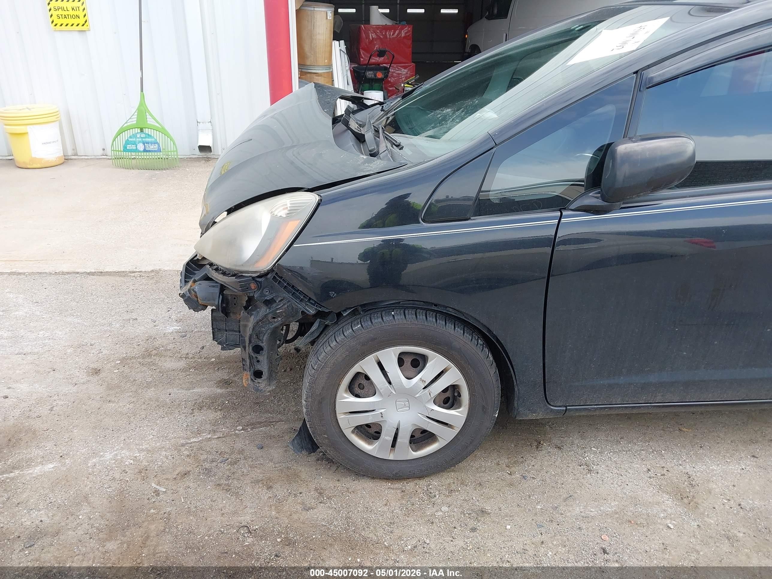 2009 Honda Fit   Black vin: JHMGE88269S002341