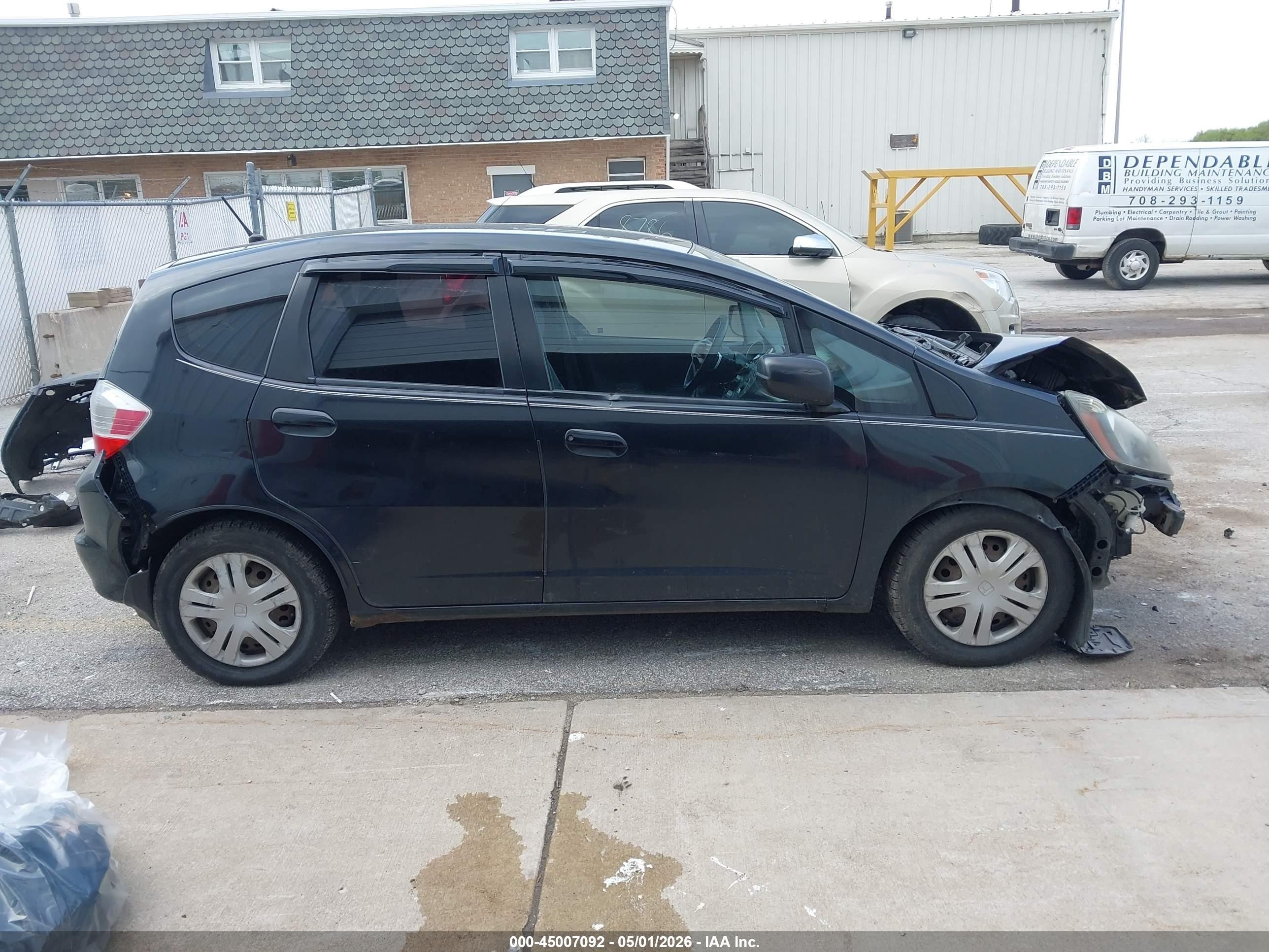 2009 Honda Fit   Black vin: JHMGE88269S002341