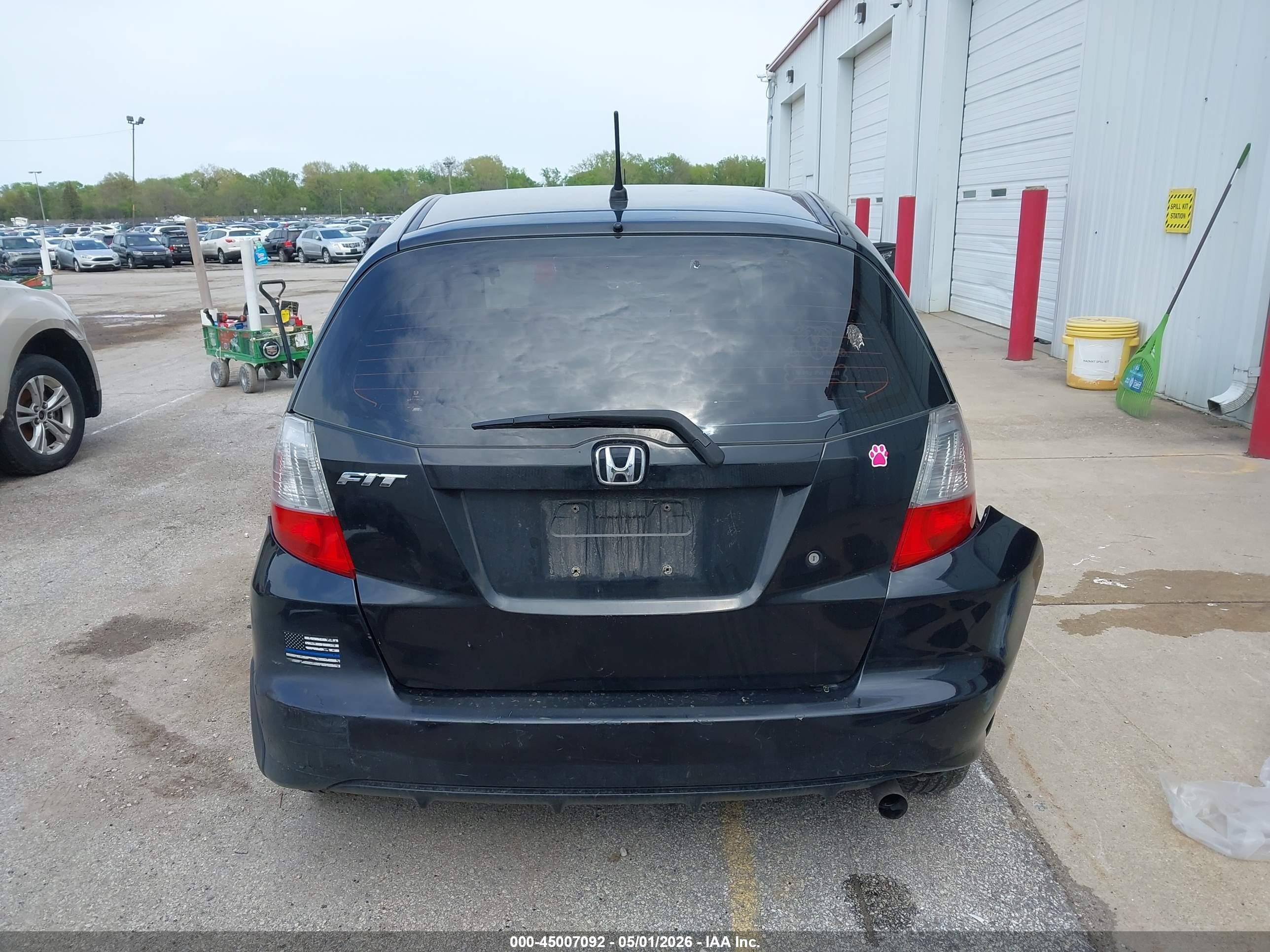2009 Honda Fit   Black vin: JHMGE88269S002341