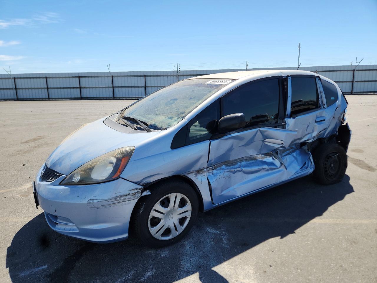 2009 Honda Fit Blue vin: JHMGE88269S021889