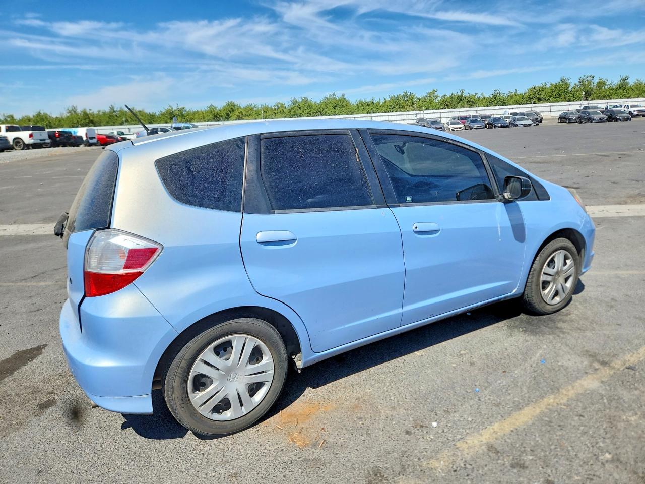 2009 Honda Fit Blue vin: JHMGE88269S021889