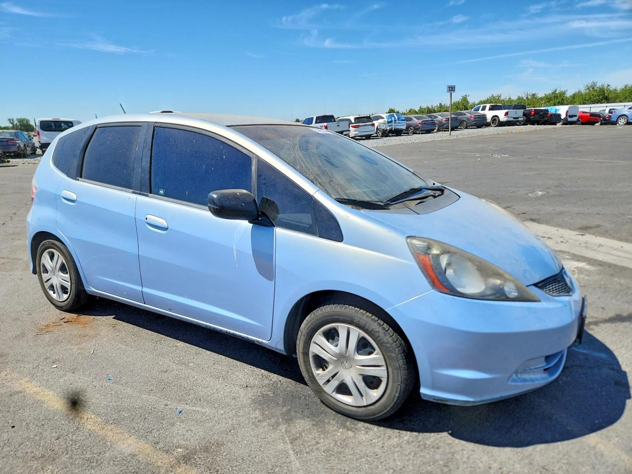 2009 Honda Fit Blue vin: JHMGE88269S021889