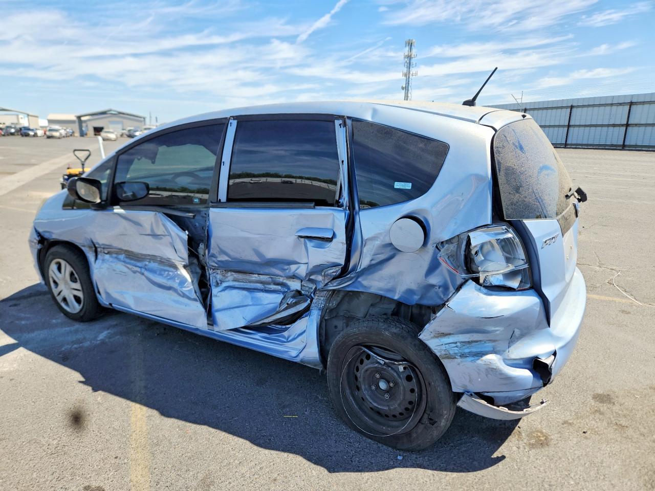 2009 Honda Fit Blue vin: JHMGE88269S021889
