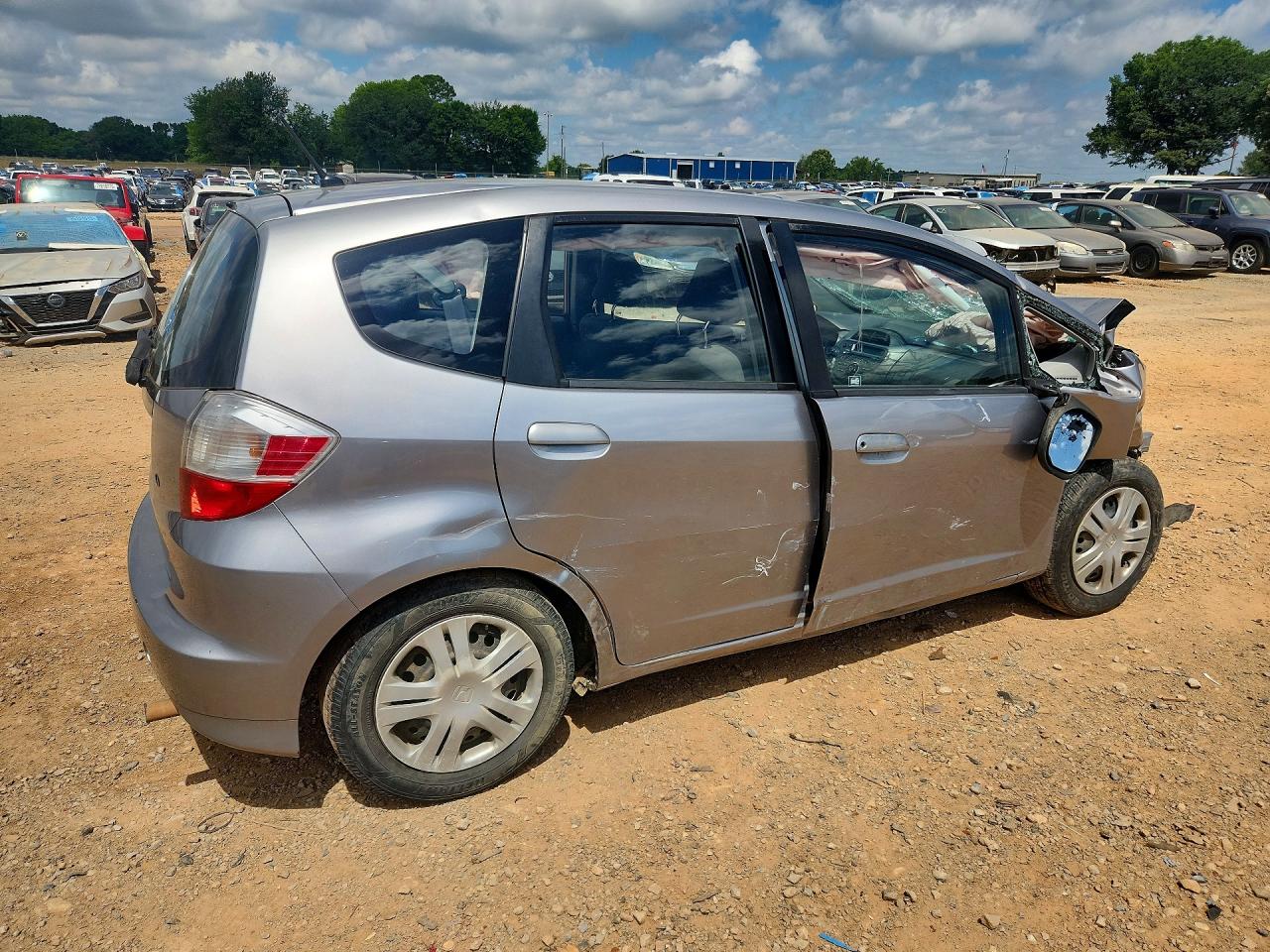 2009 Honda Fit Серебряный vin: JHMGE88269S043486