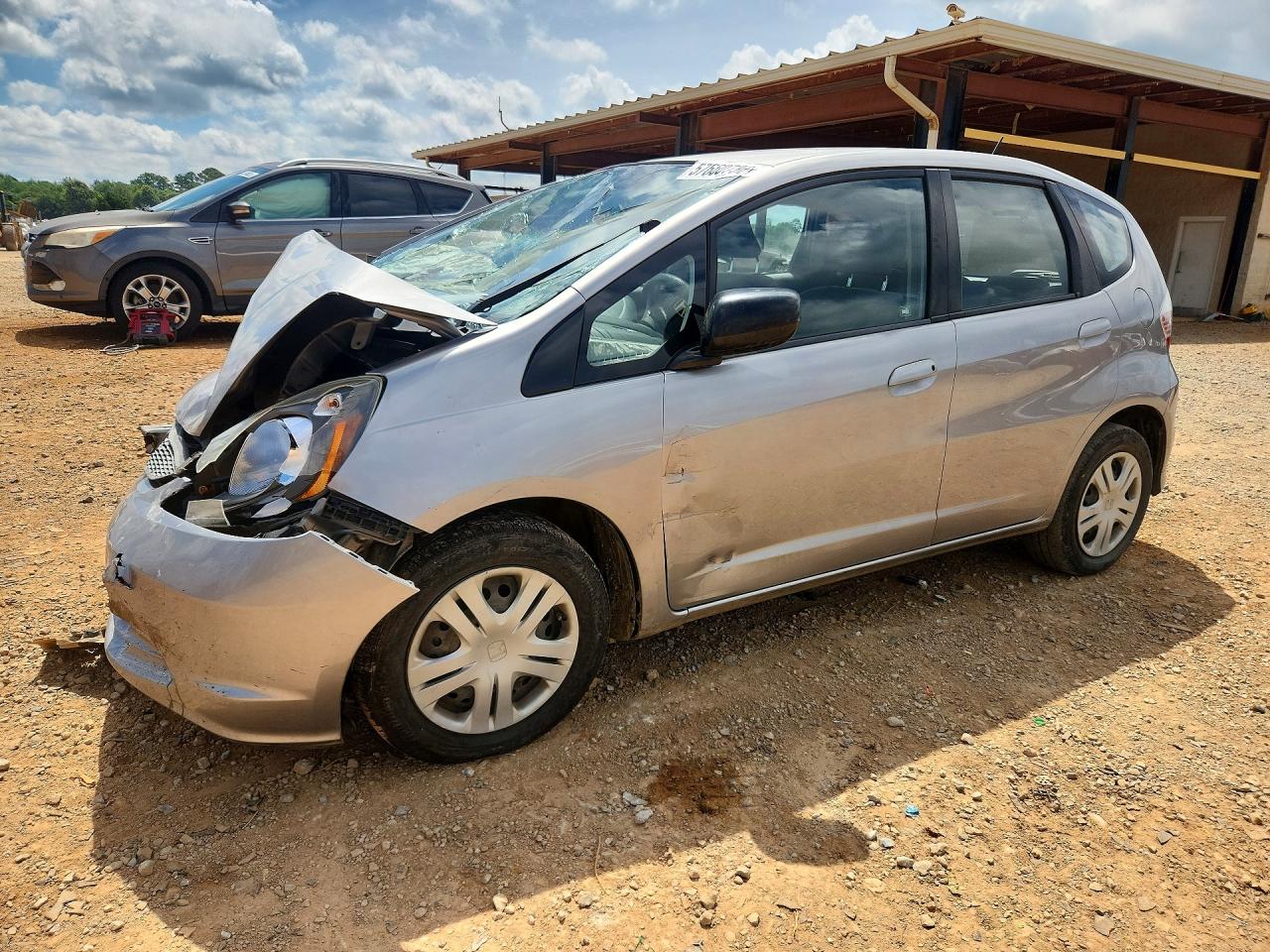 2009 Honda Fit Silver vin: JHMGE88269S043486