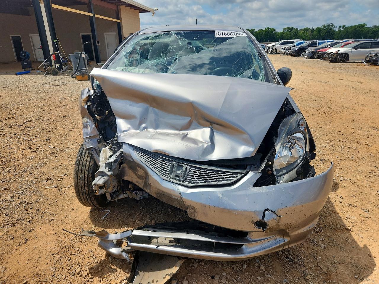 2009 Honda Fit Серебряный vin: JHMGE88269S043486