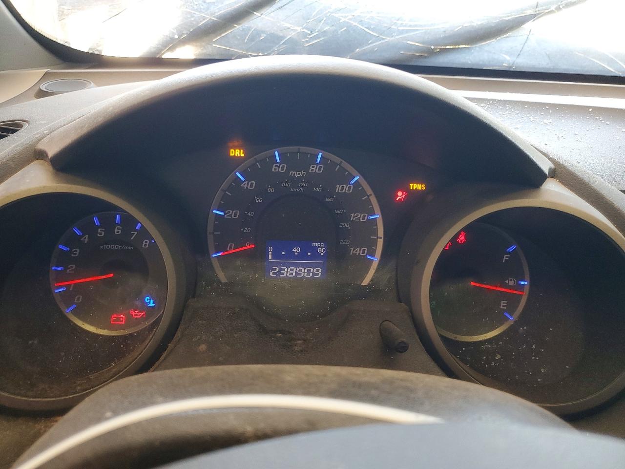 2009 Honda Fit Blue vin: JHMGE88269S058702